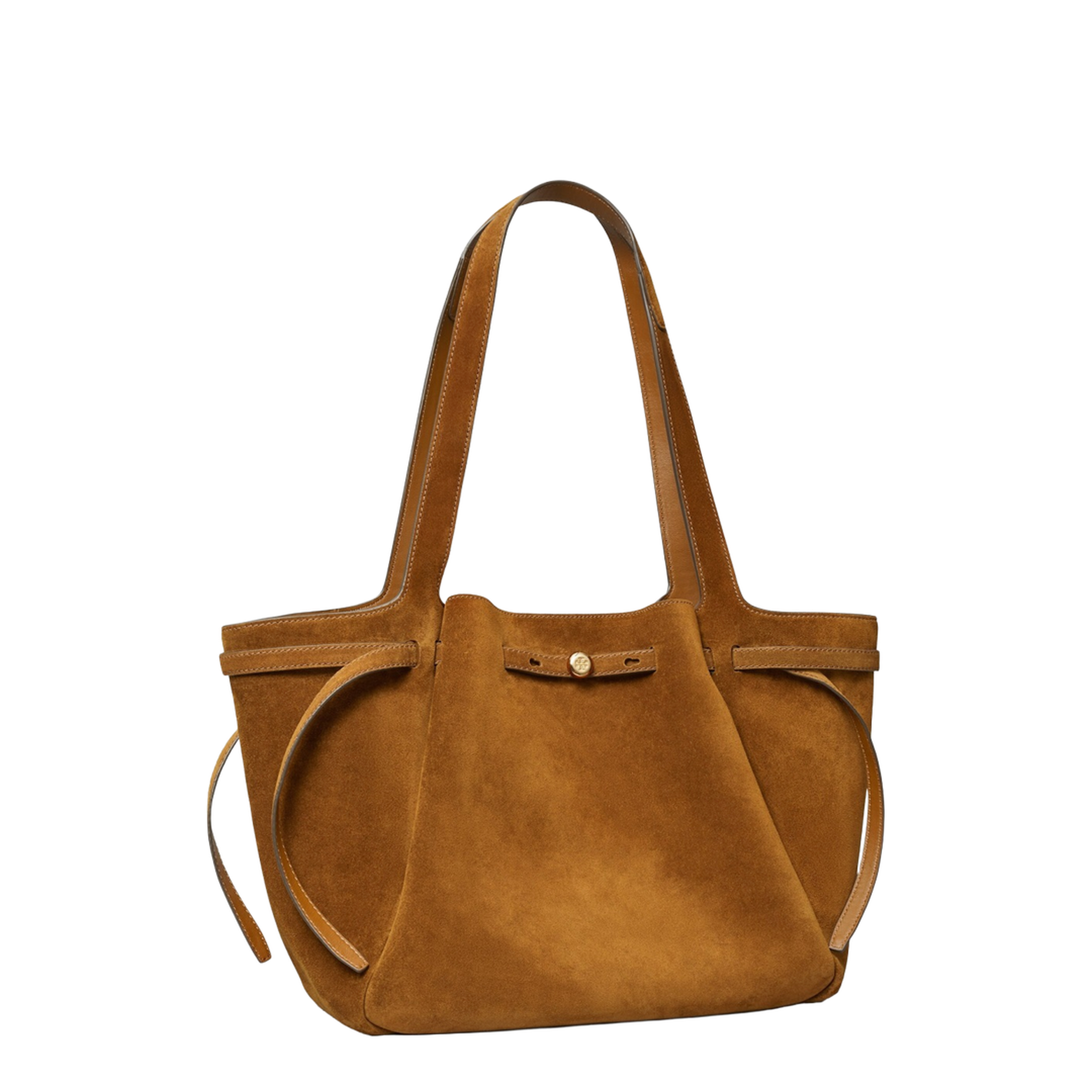 Romy Leather Shoulder Bag - Brown