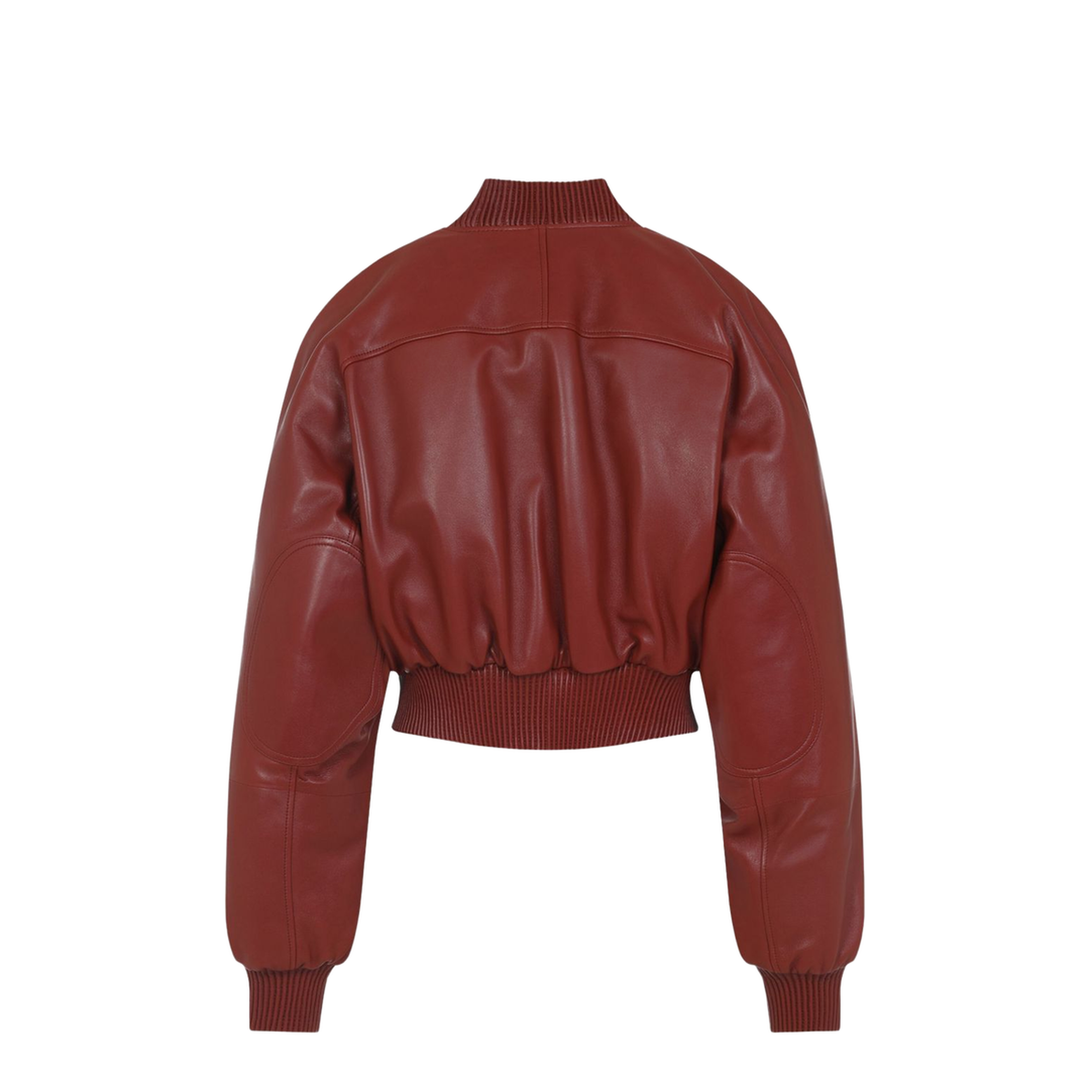 Pocket Bomber Jacket - Dark Red