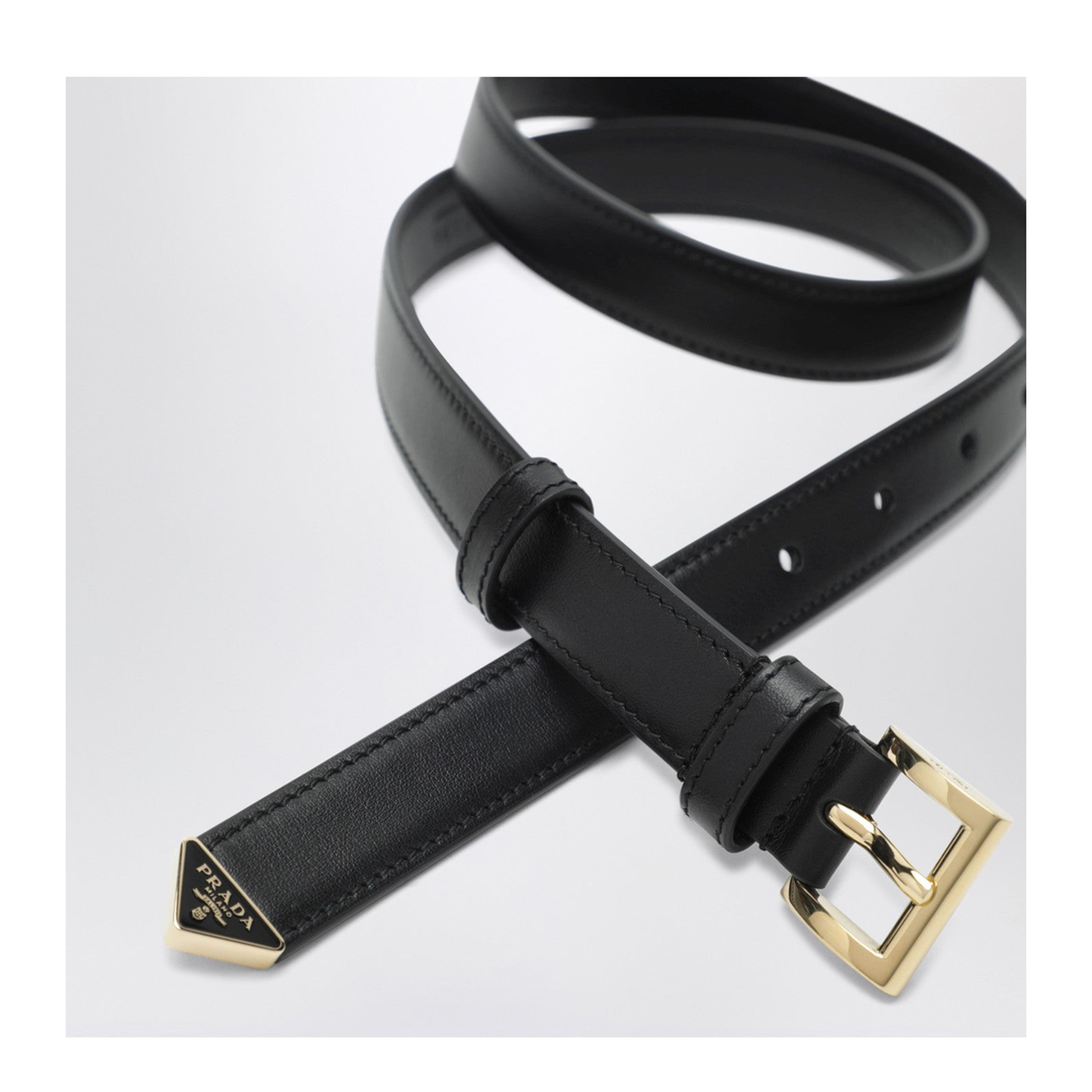 Black Belt with Appliqué