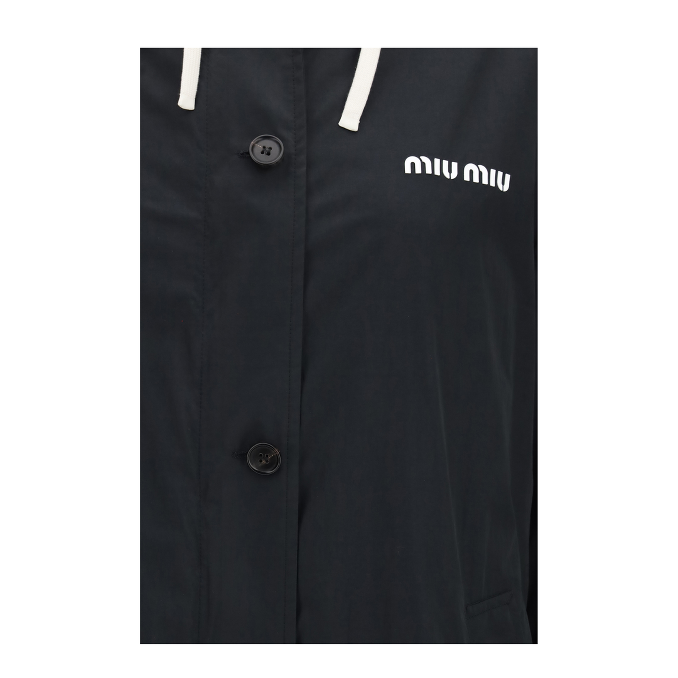 MAYFEYR - Miu Miu - Panama And Fleece Single-Breasted Peacoat - MQ0008SOOO6291