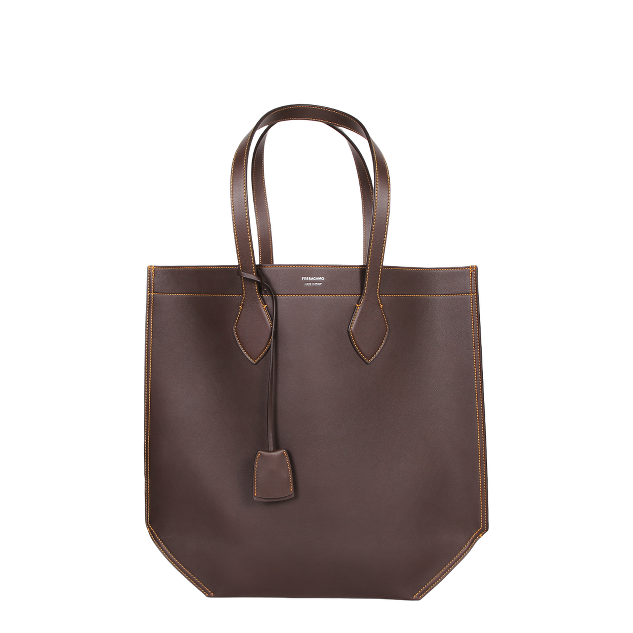 MAYFEYR - Ferragamo - High-Quality Leather. Elegant Cut. Contrast Stitching. Comfortable Handles. - 241831787669001