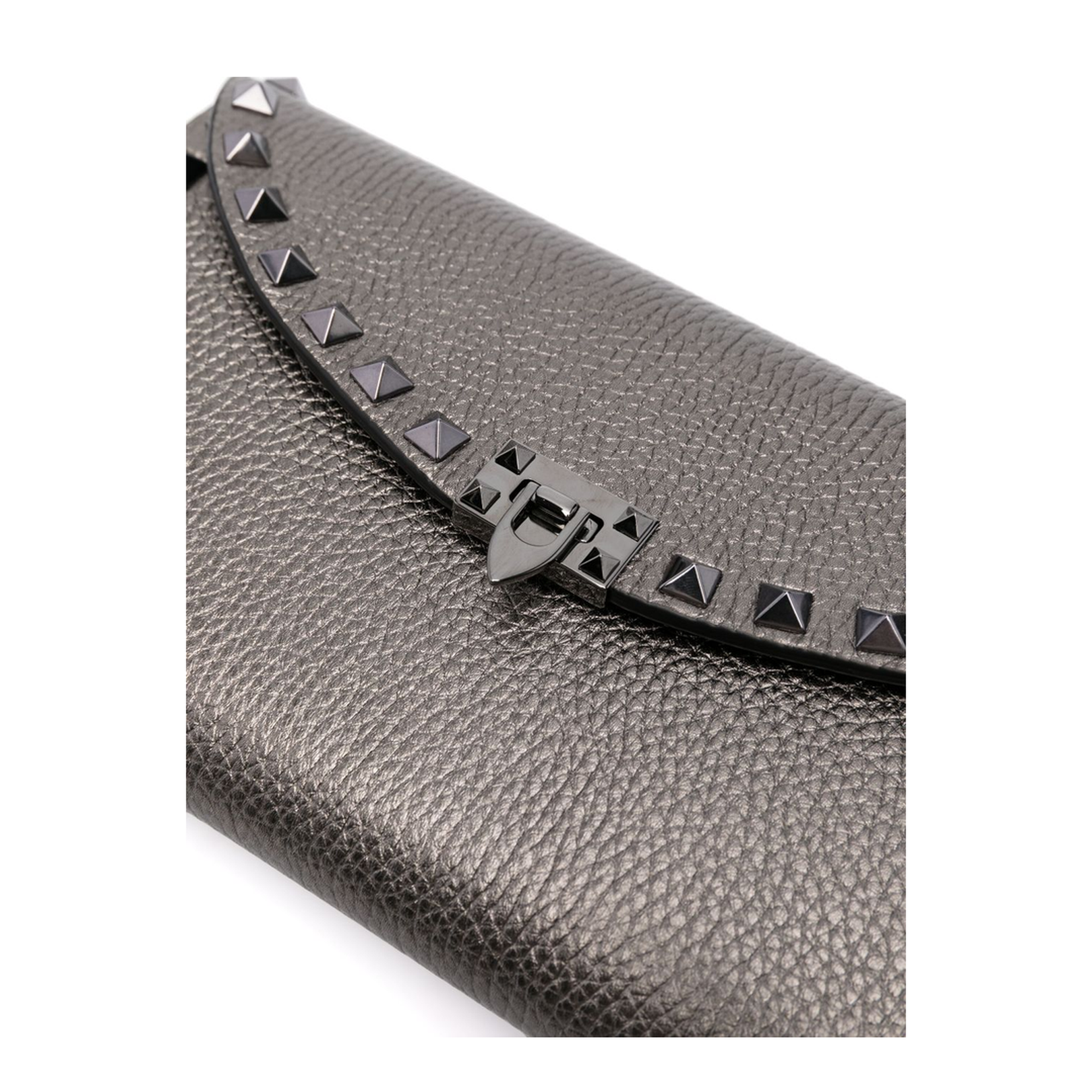 Leather Rockstud Mini Bag with Strap