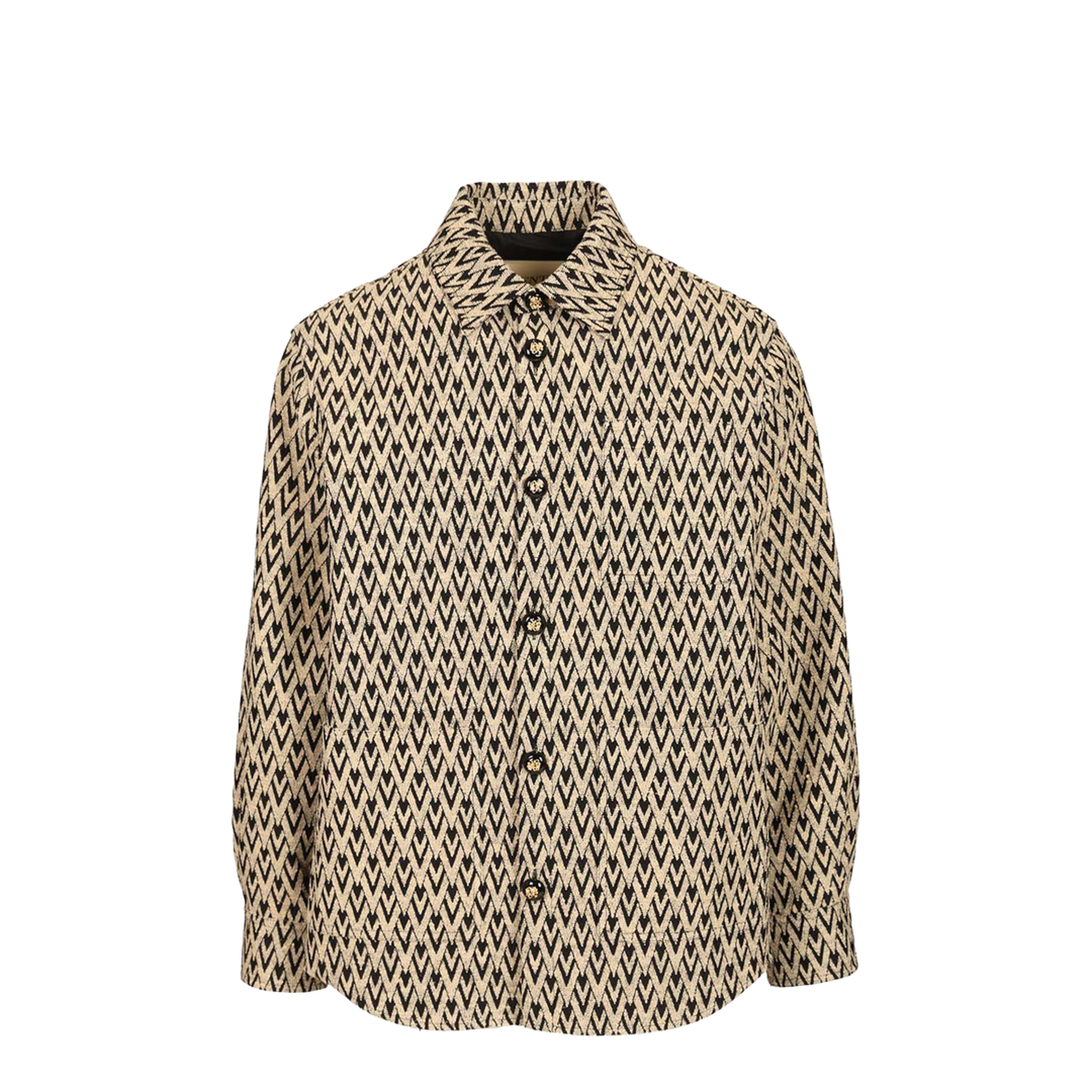 Jacquard Cotton Blend Jacket
