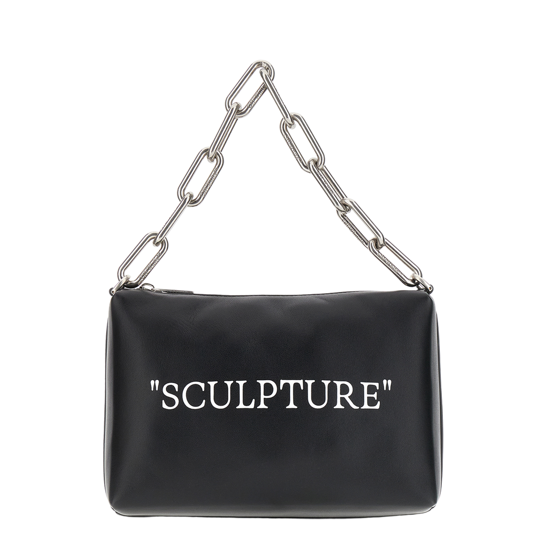 Logo Print Leather Tote Bag