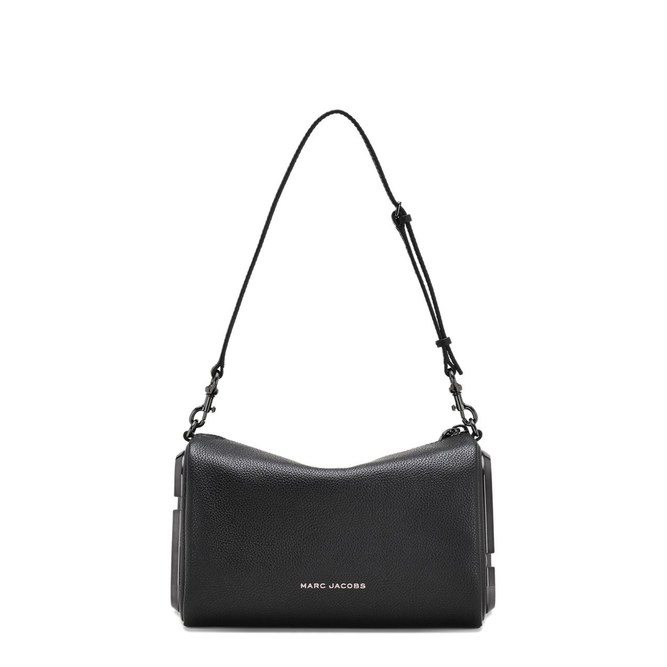 The Snapshot Calf Leather Shoulder Bag - Black