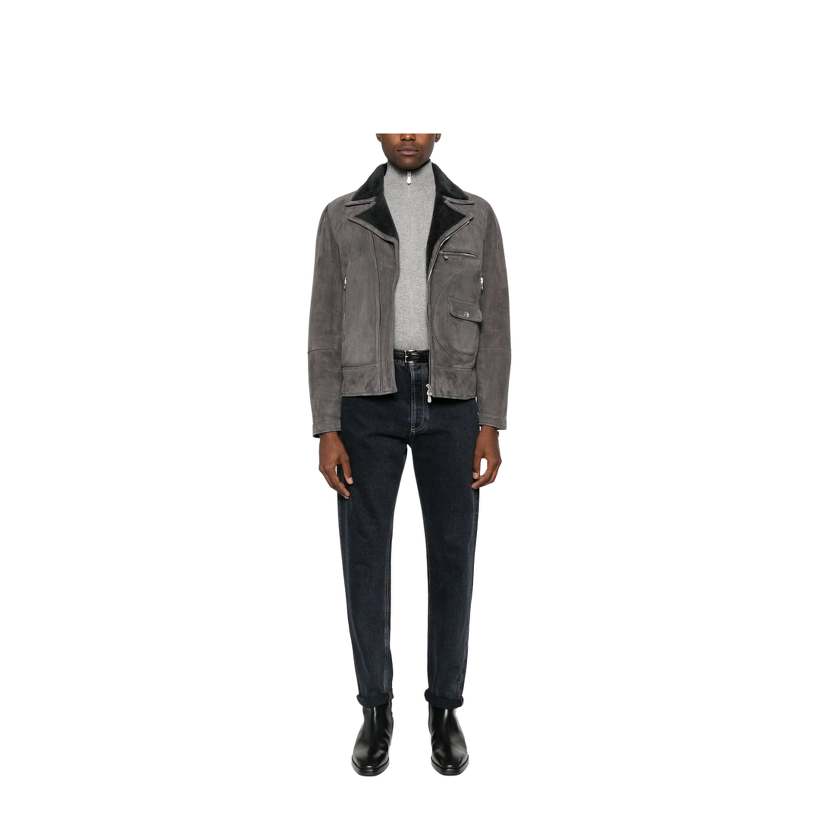 Denim Cotton Jeans - Grey