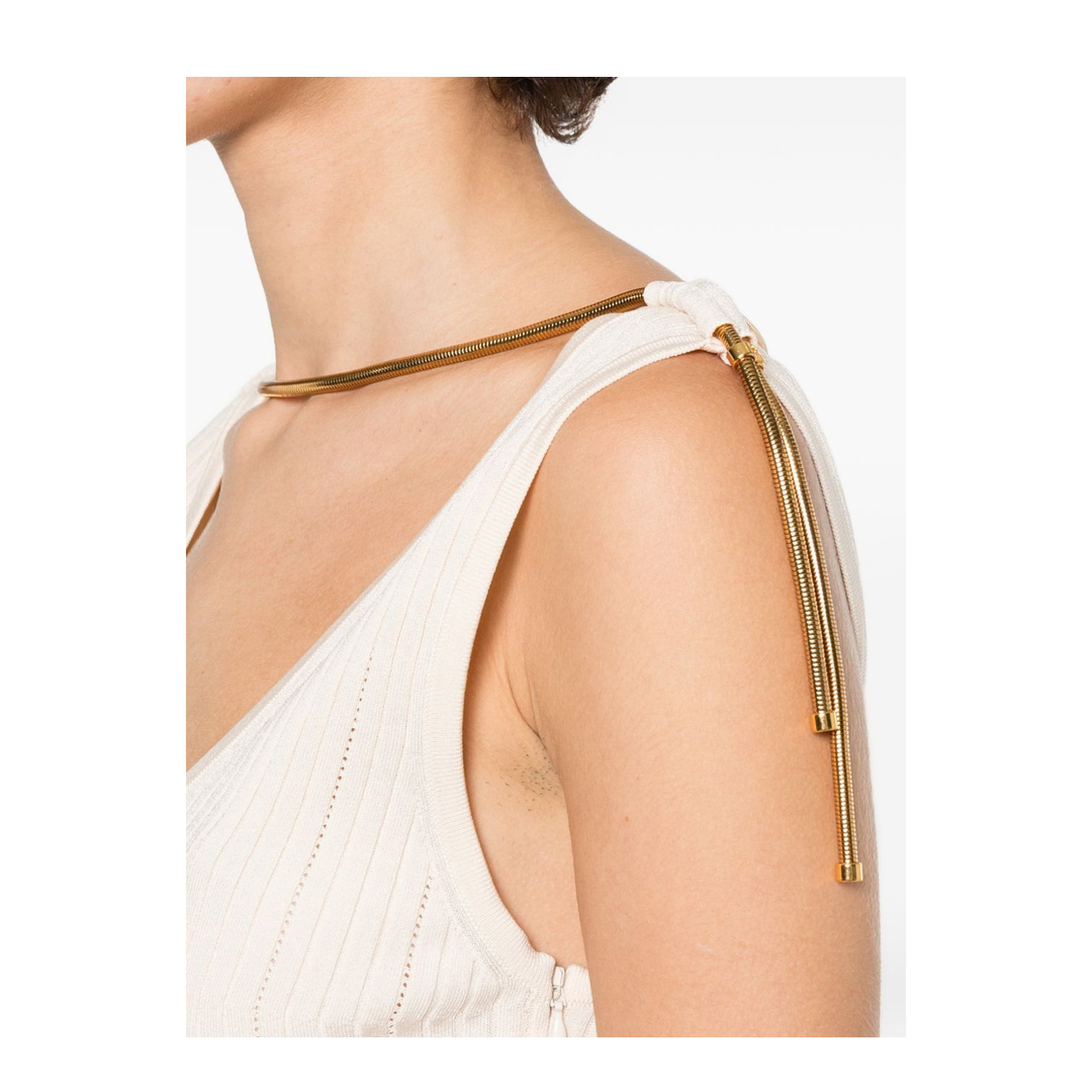 MAYFEYR - Elisabetta Franchi - Dresses White - AM18S61E2193