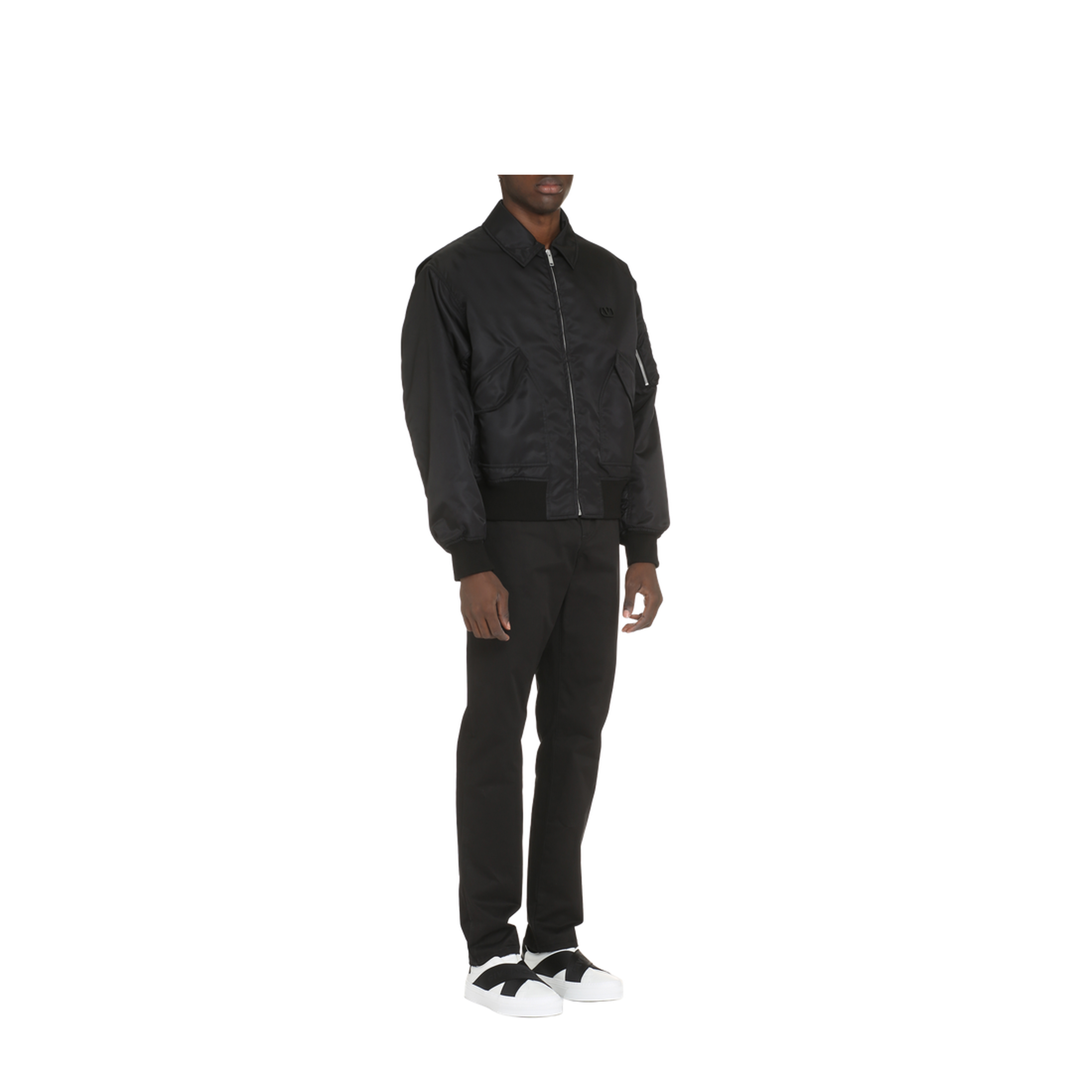 Nylon Bomber Jacket