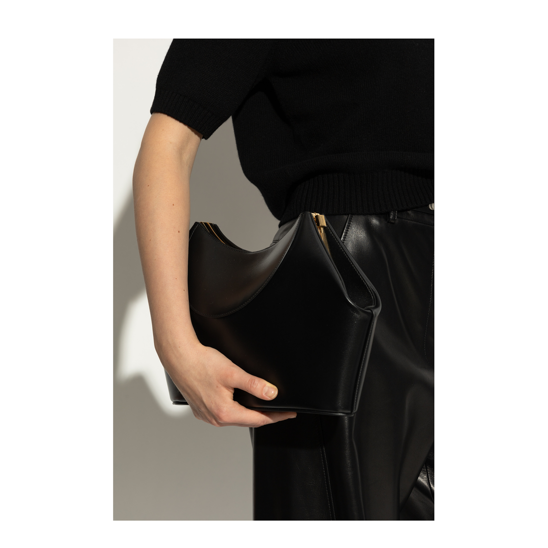 Women's Handbag Leather Black