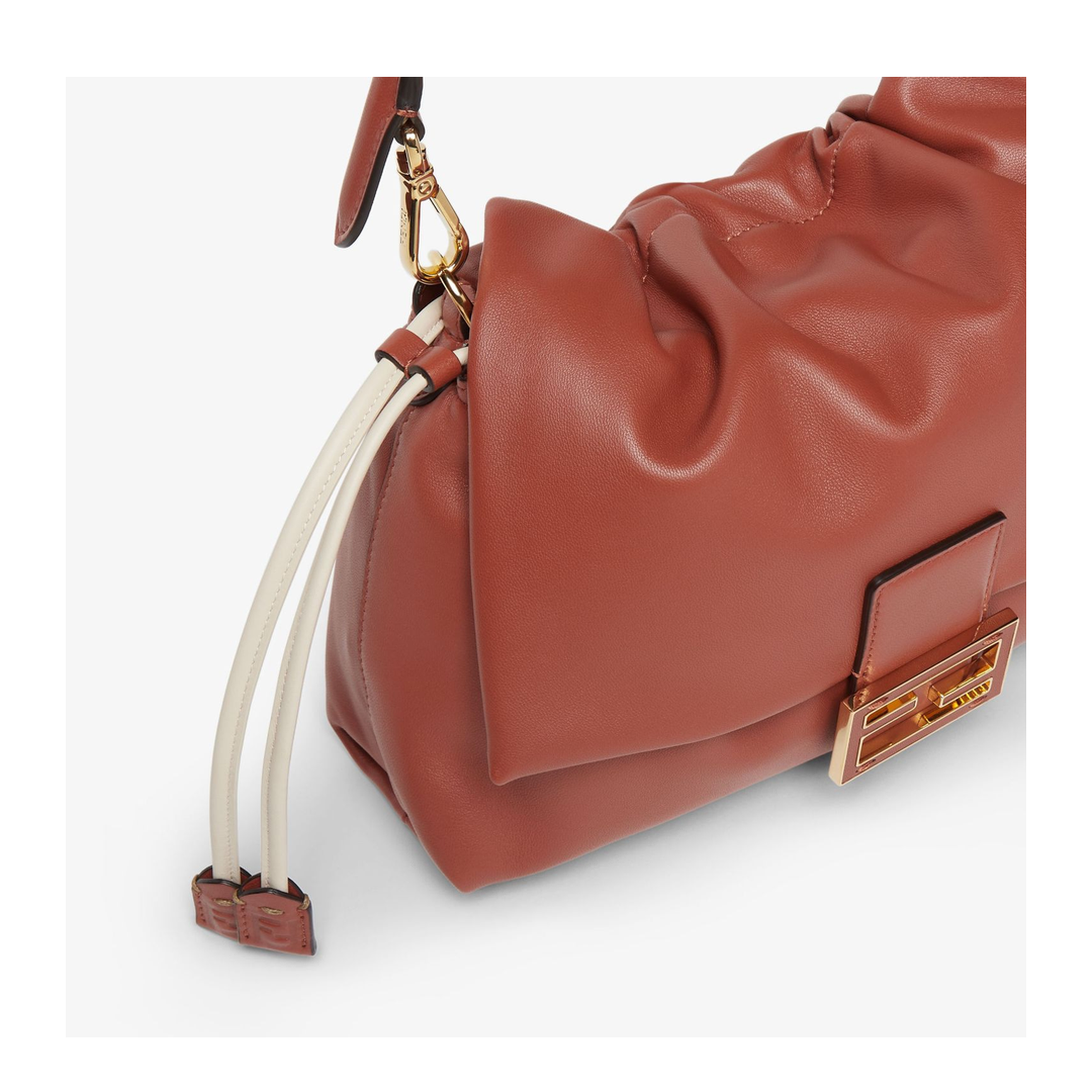 Mamma Baguette Medium Leather Brown