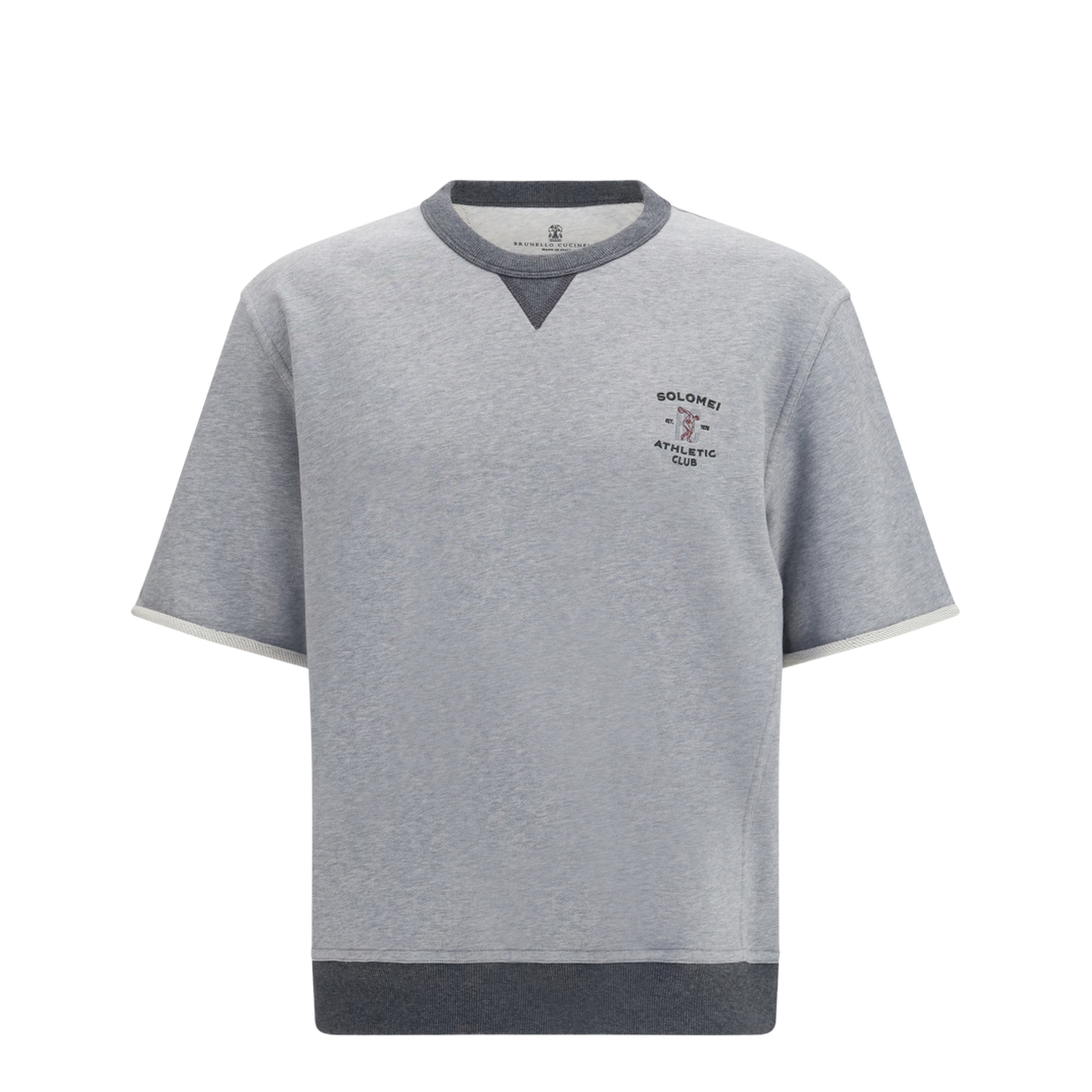 MAYFEYR - Brunello Cucinelli - Melange Fabric T-Shirt - MM8263391G