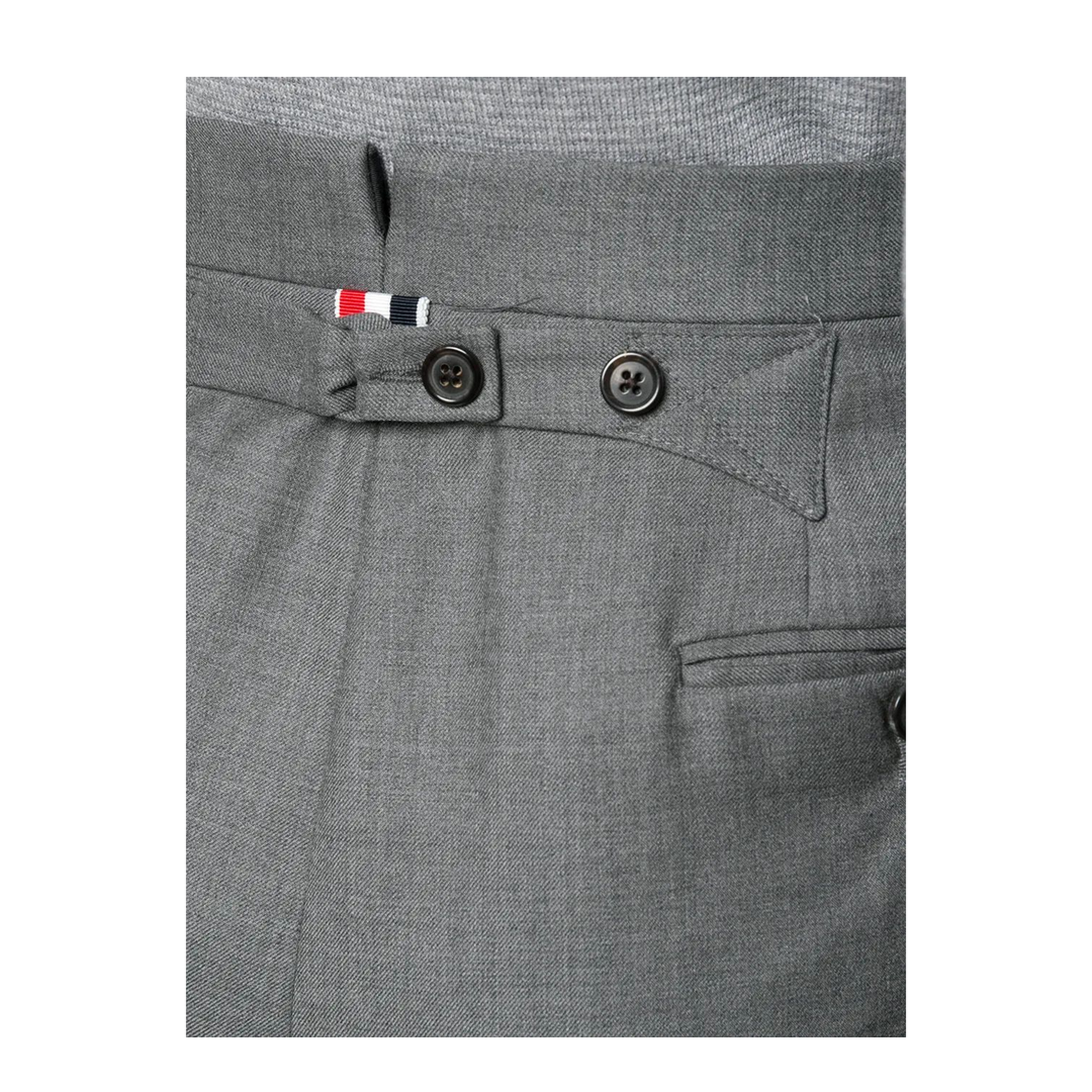 MAYFEYR - Thom Browne - Classic Backstrap Trouser - Fit 1 - In Super 120’S Twill - FTC337A00626035