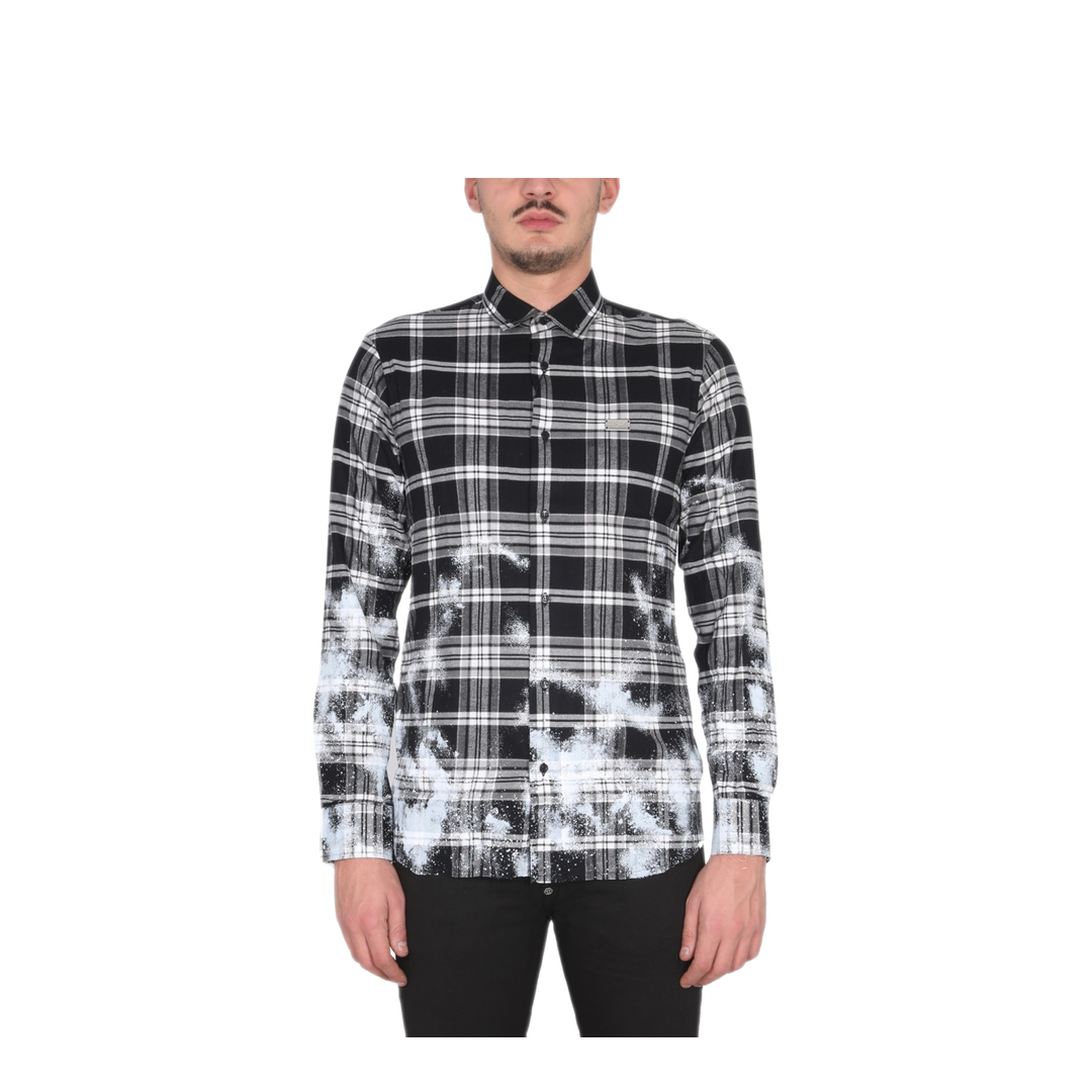MAYFEYR - PHILIPP PLEIN - Tartan Pattern Shirt - AABCMRP1837PTE003N02