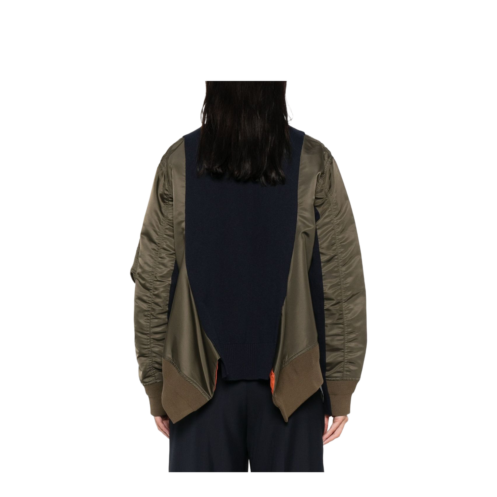 Green Cotton Blend Jacket