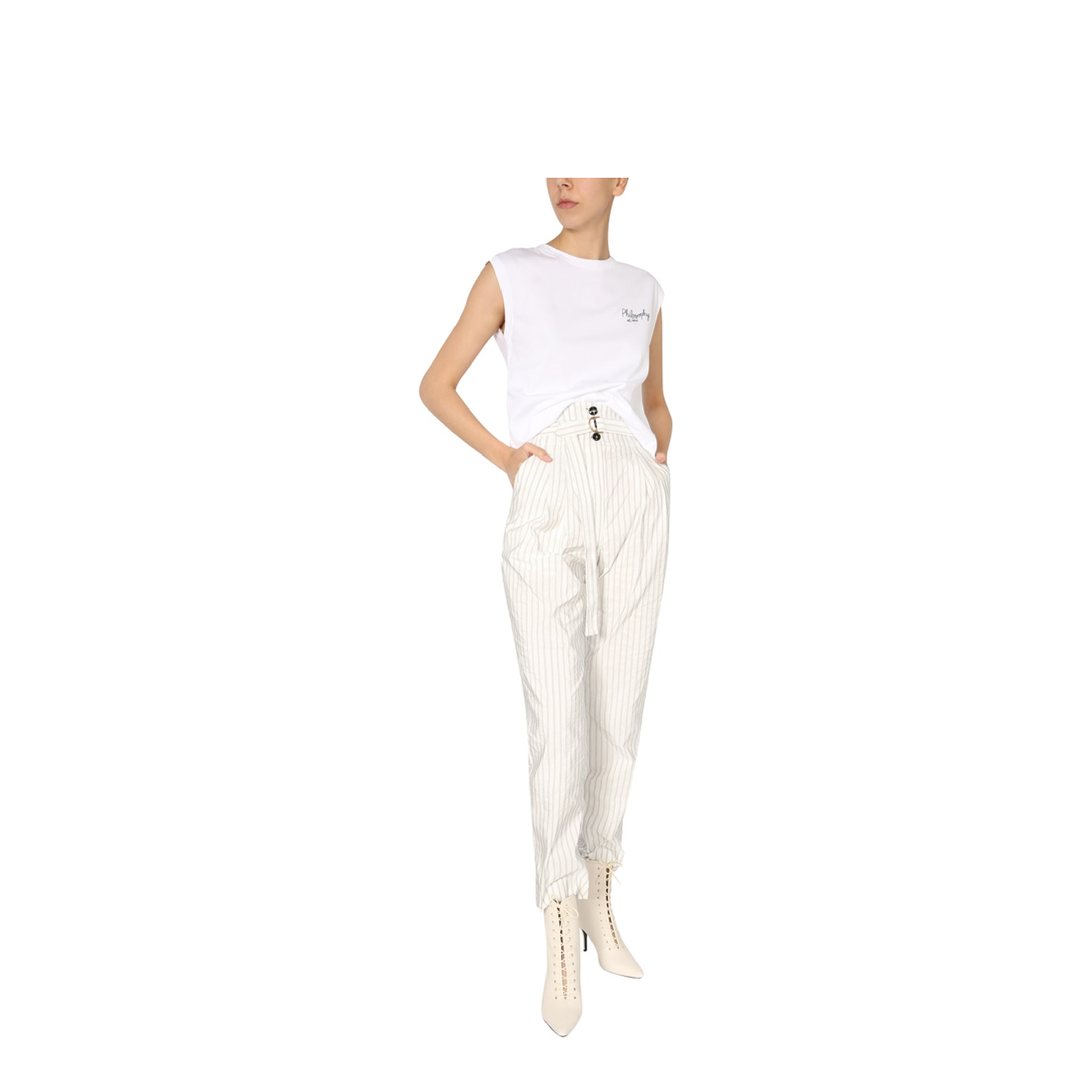 MAYFEYR - PHILOSOPHY DI LORENZO SERAFINI - Taffeta Trousers - 031621271002