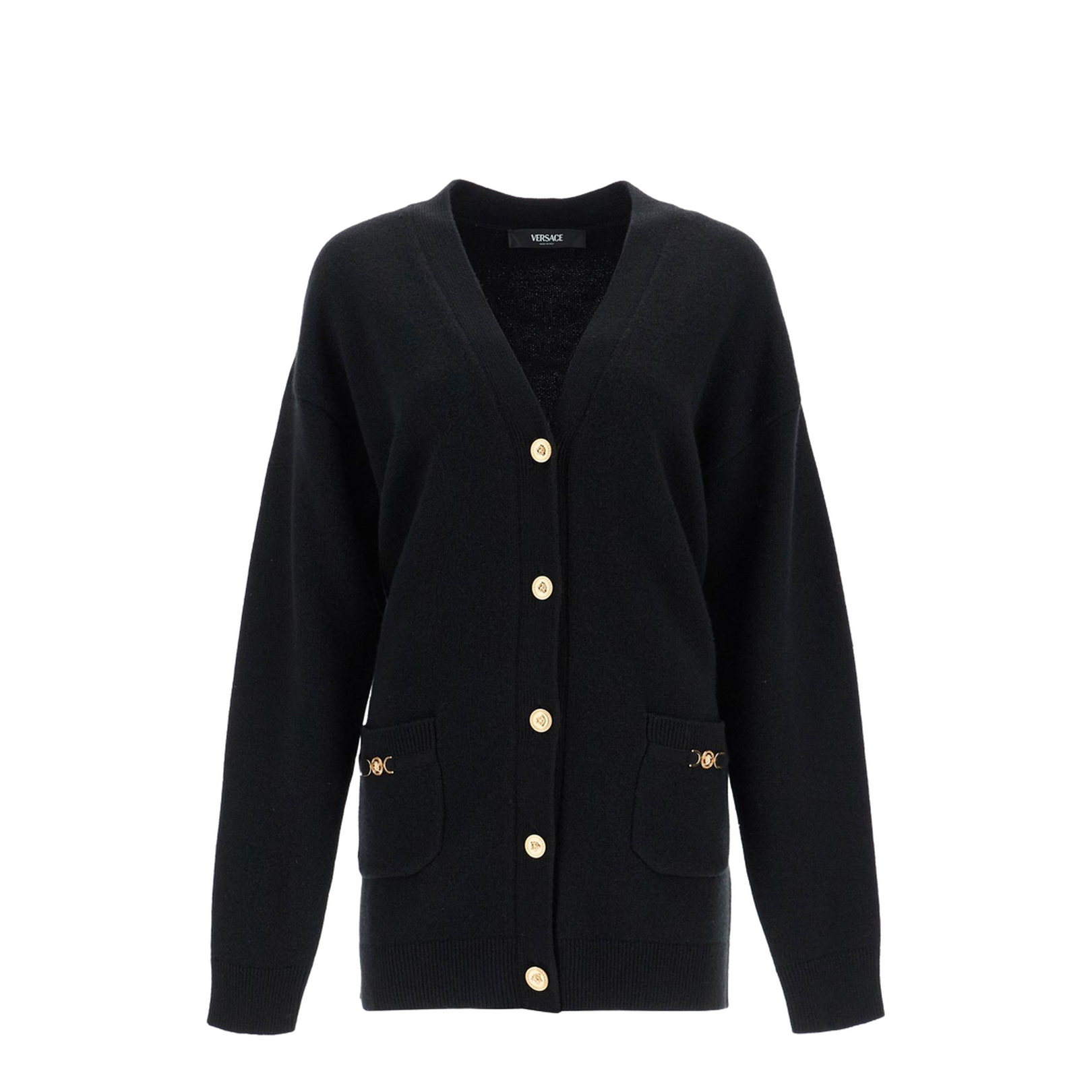 Boxy Wool and Cashmere Cardigan