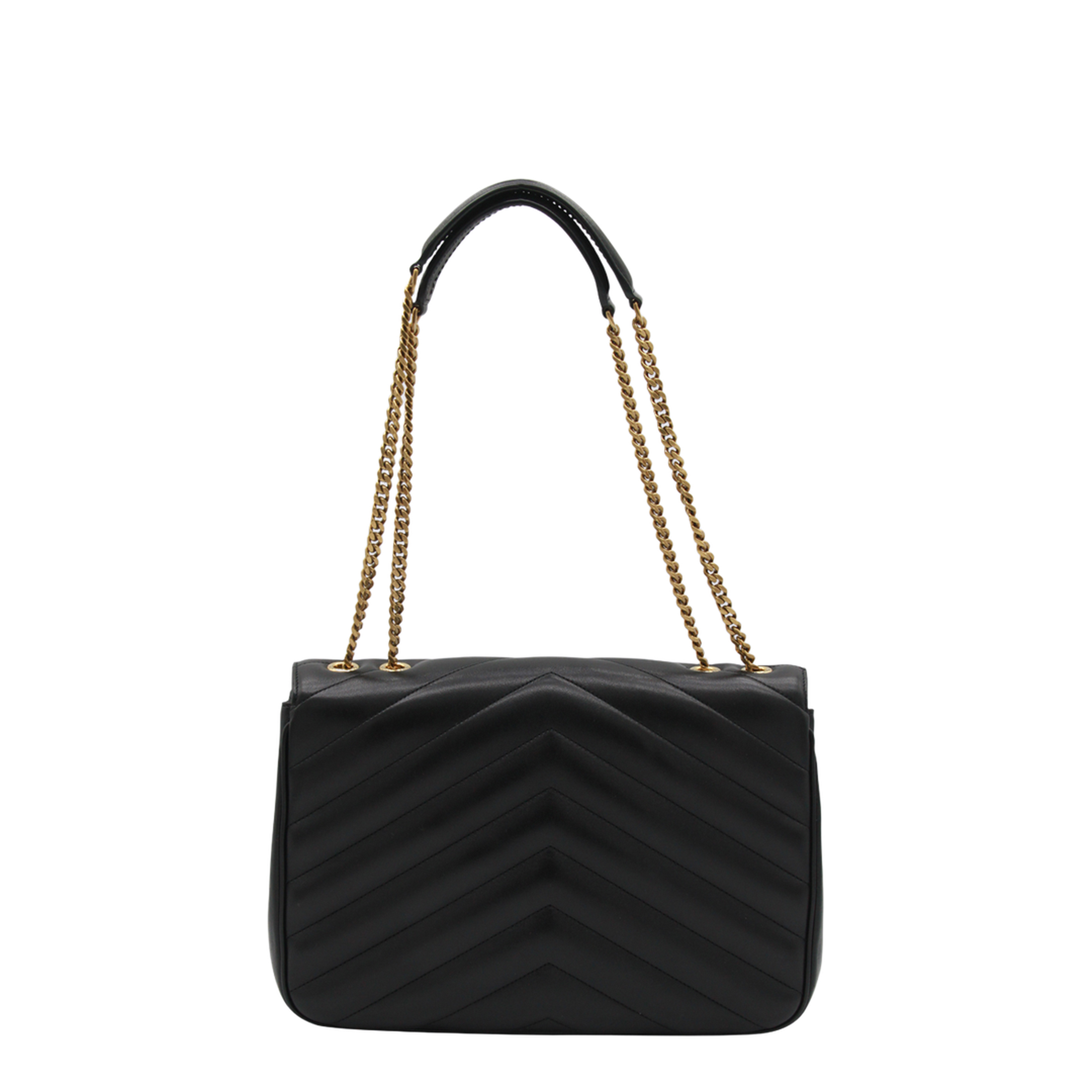 LOULOU Large in Matelassé Lambskin