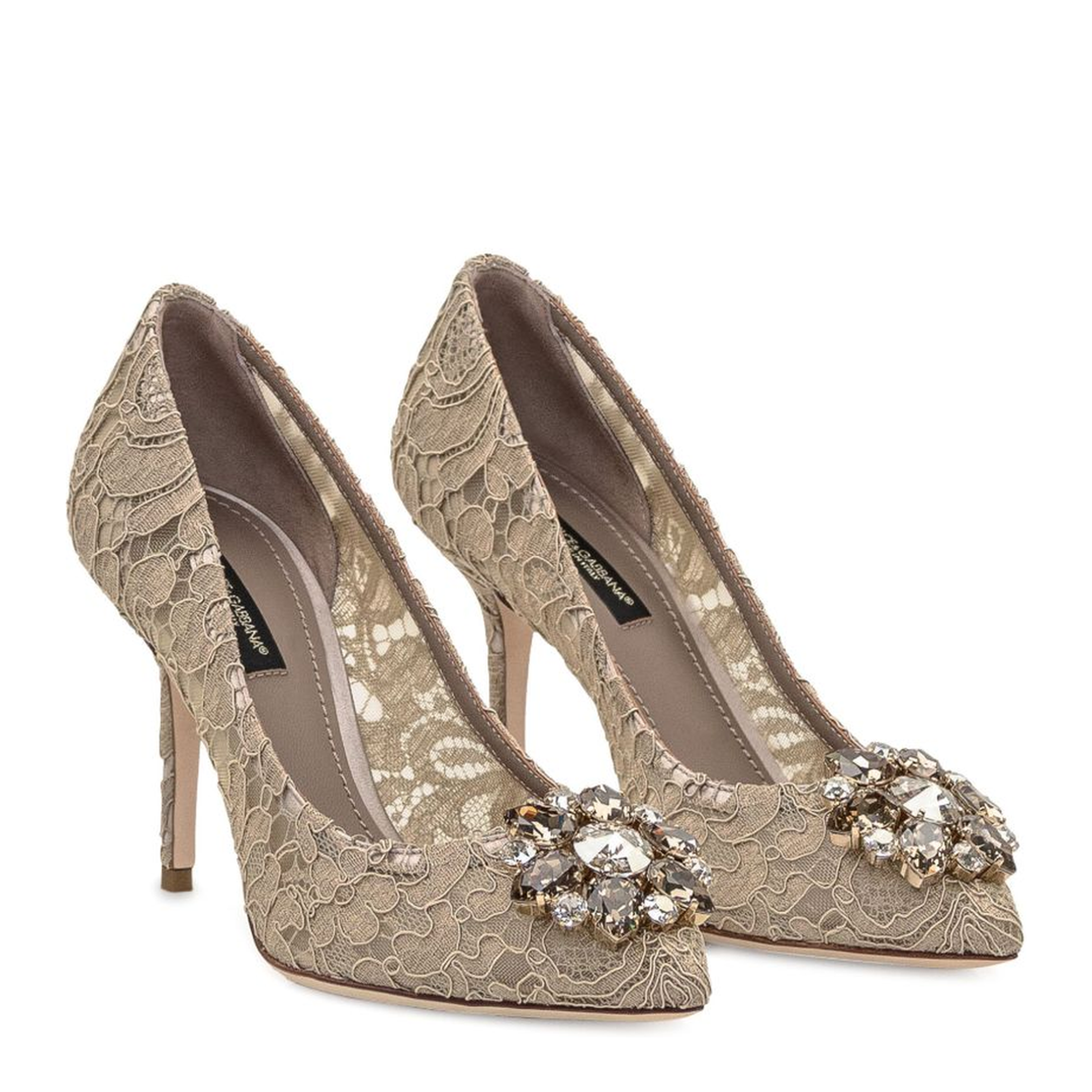 With Heel Beige