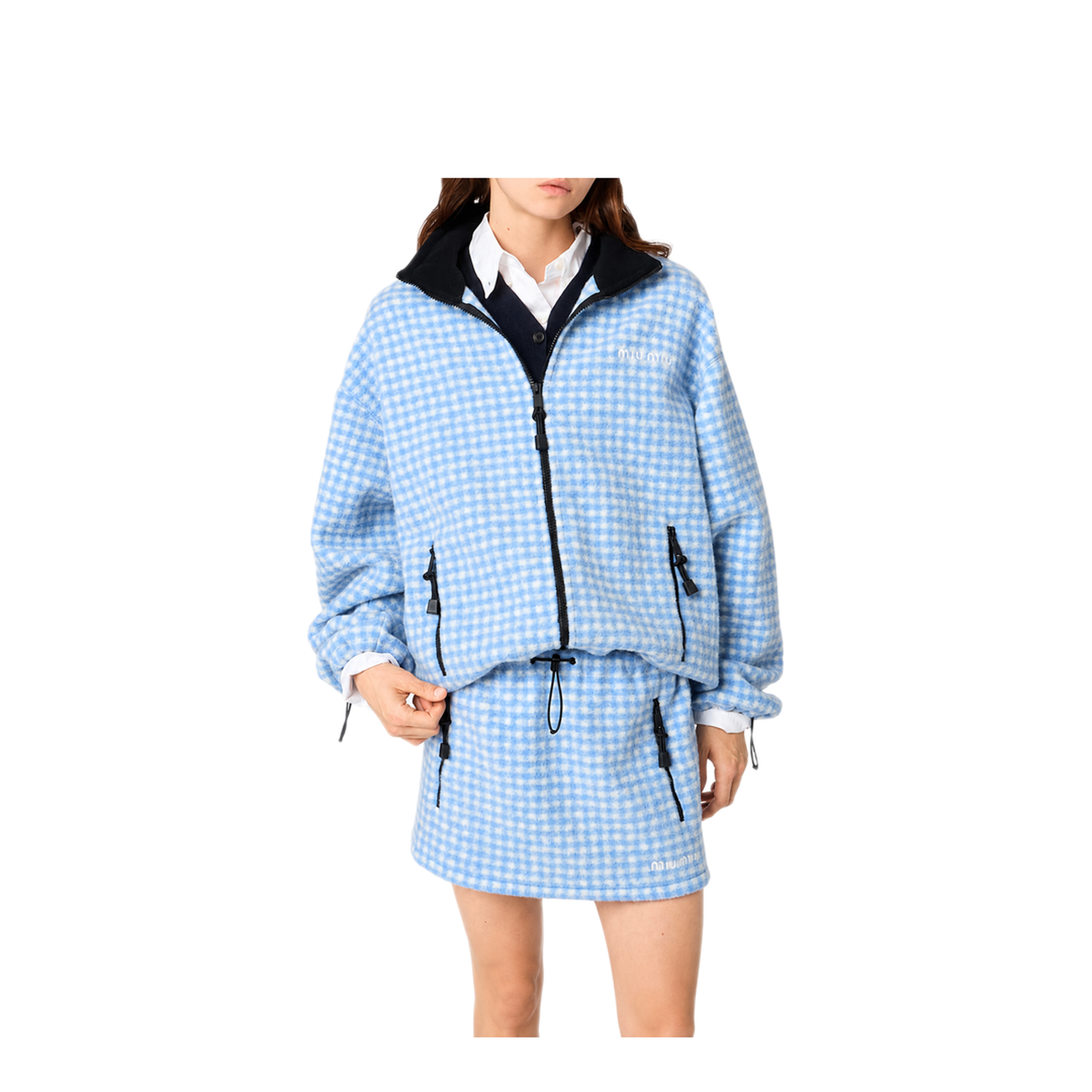 MAYFEYR - Miu Miu - Vichy Check Skirt - MG2518SOOO6375F0UB3