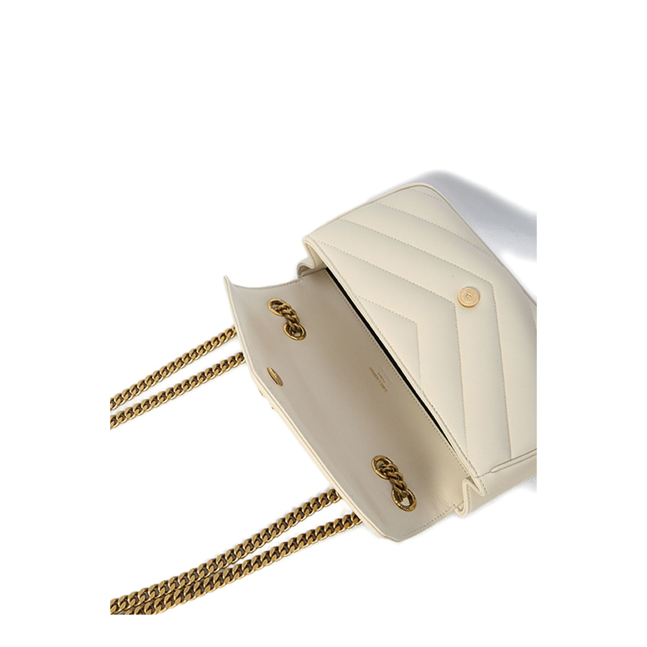 Loulou Small Chain Bag in Matelassé Lambskin