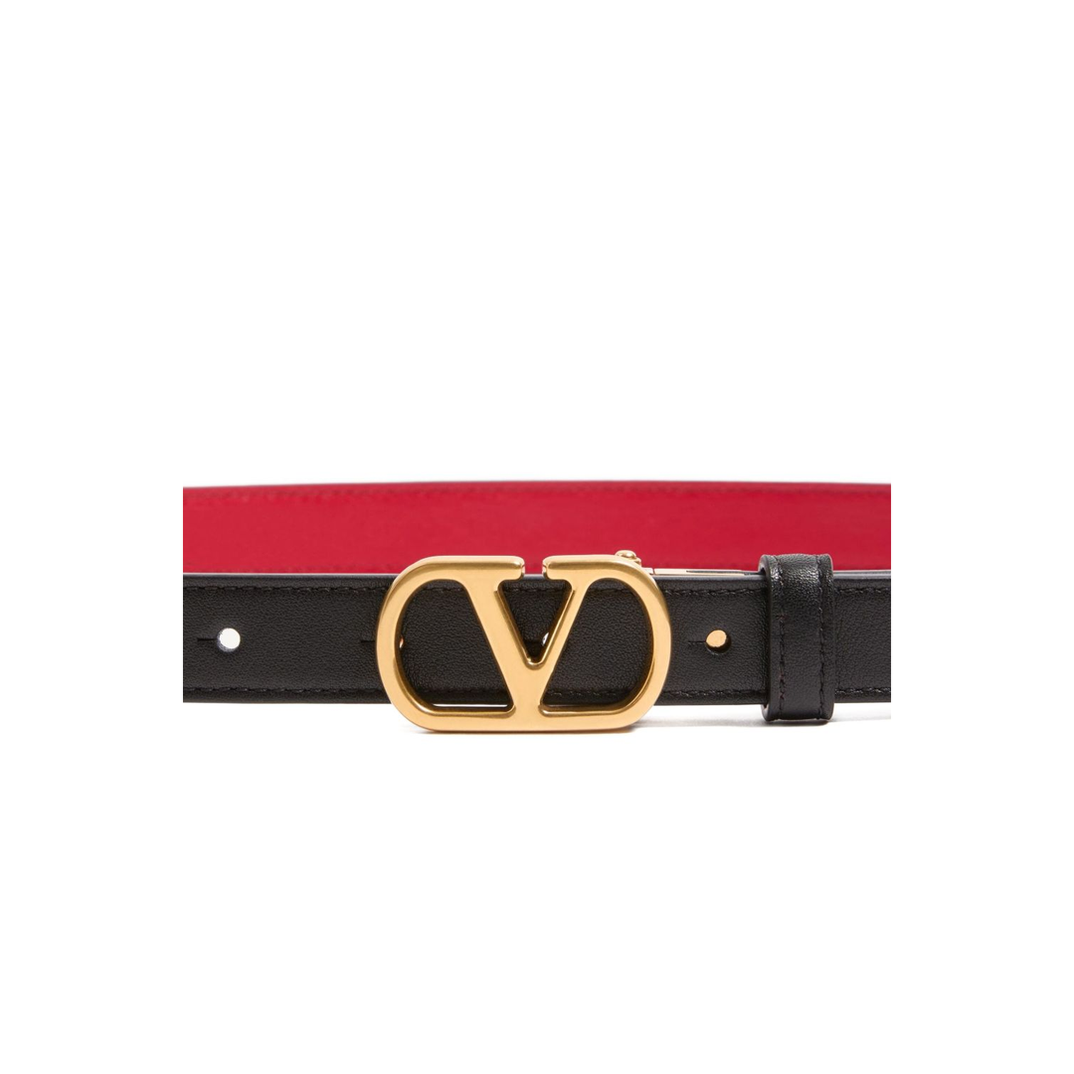 MAYFEYR - Valentino - Vlogo Signature Leather Belt - WT0SU8IYR0SM