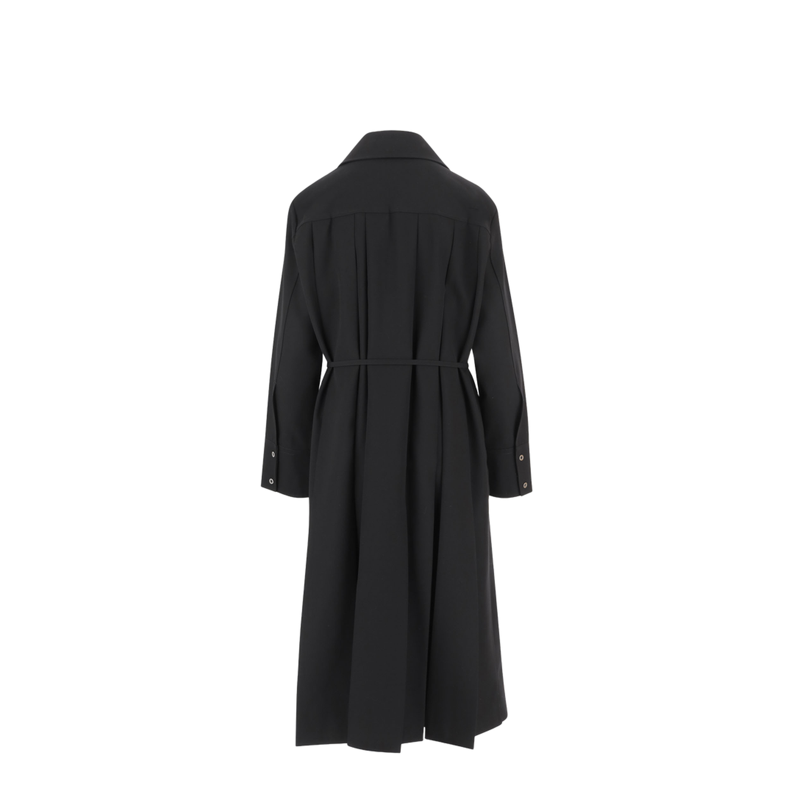 Wool Coat with Belt