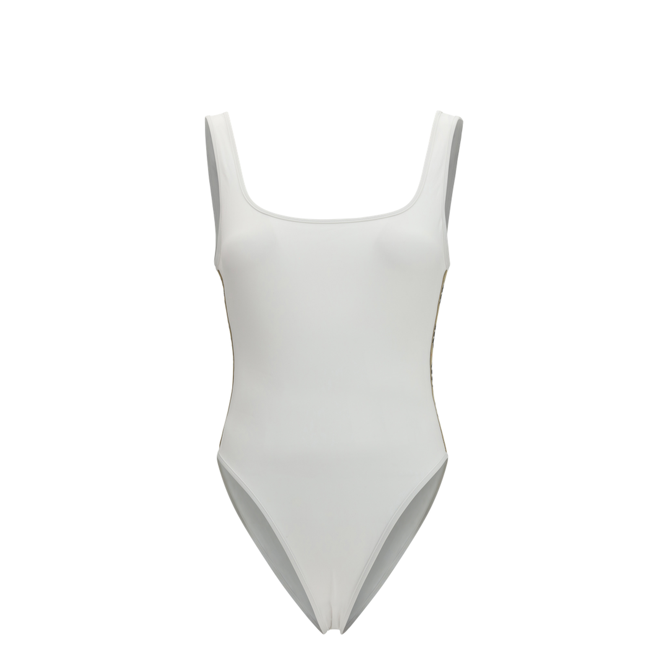 MAYFEYR - Burberry - One-Piece Swimsuit With Check Trim - 8126402