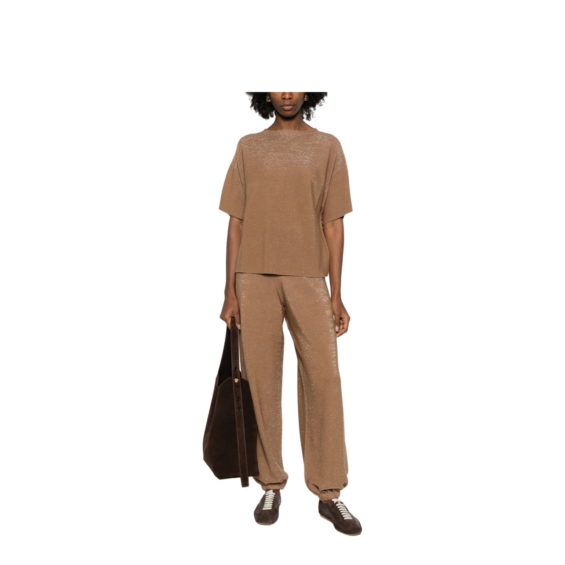 MAYFEYR - Fabiana Filippi - Trousers Brown - PAD266F328L7661268