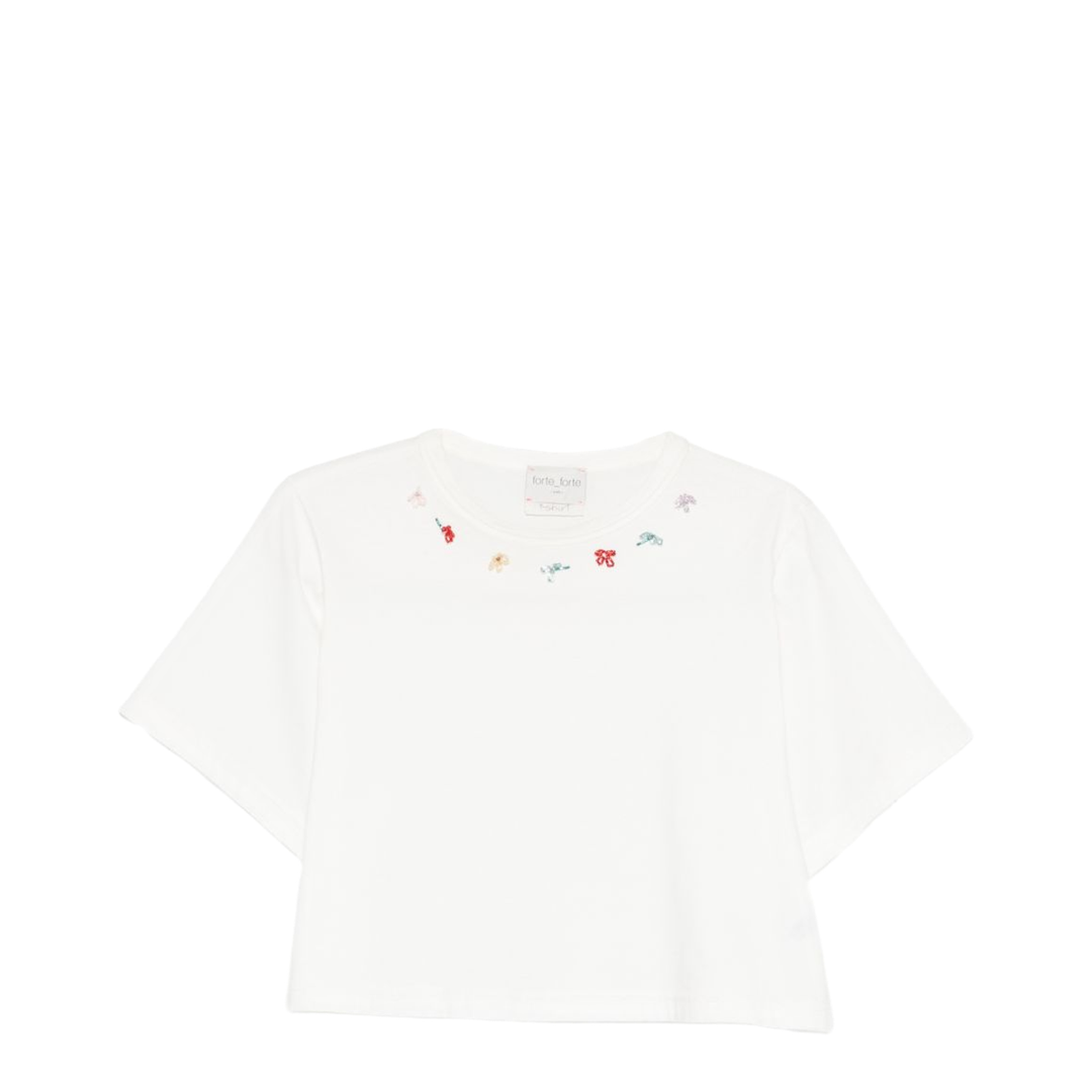 MAYFEYR - Forte Forte - T-Shirts And Polos White - 14929BISMYTSHIRTCRYSTAL