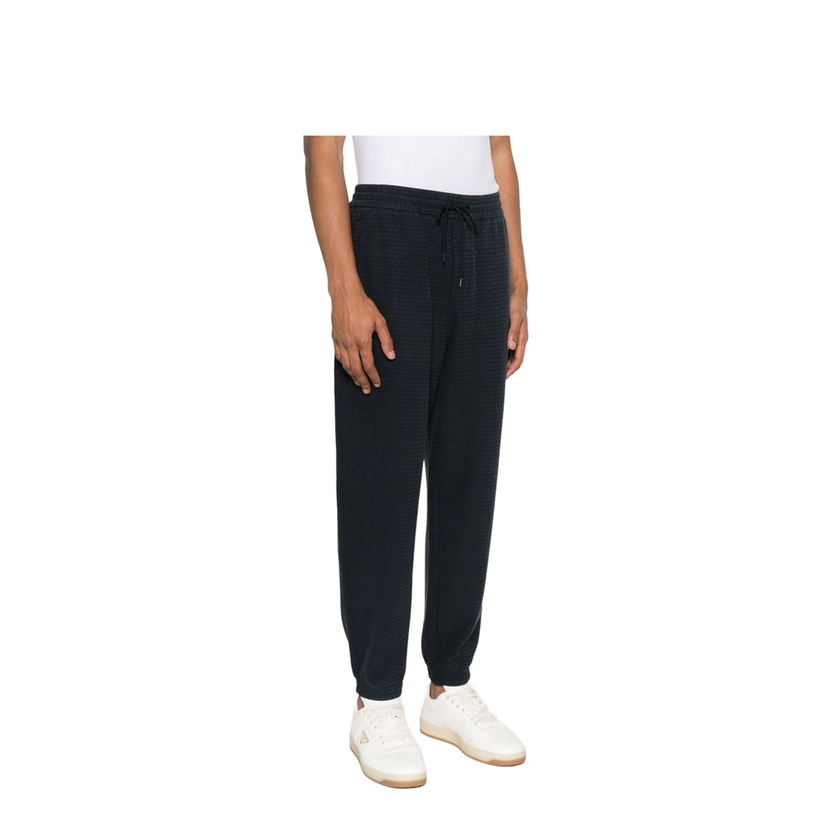 Lyocell Blend Jersey Joggers with All-Over Lettering