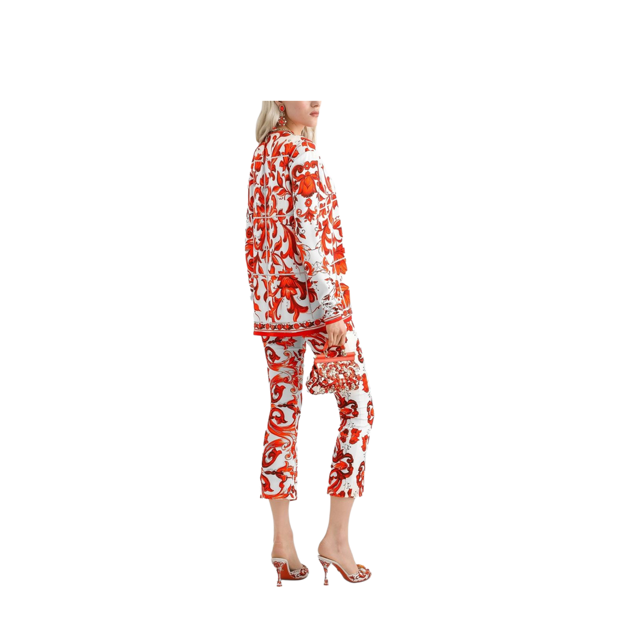 MAYFEYR - Dolce & Gabbana - Trousers Orange - FTAG7TGDDRJS9000