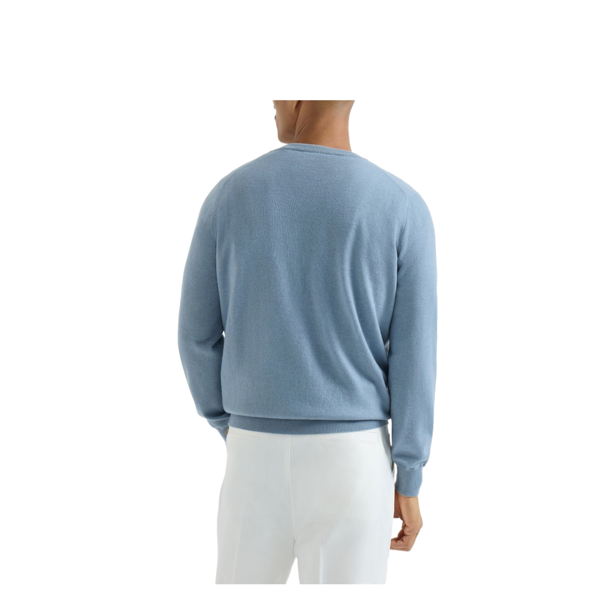 Crew-Neck Sweater Blue