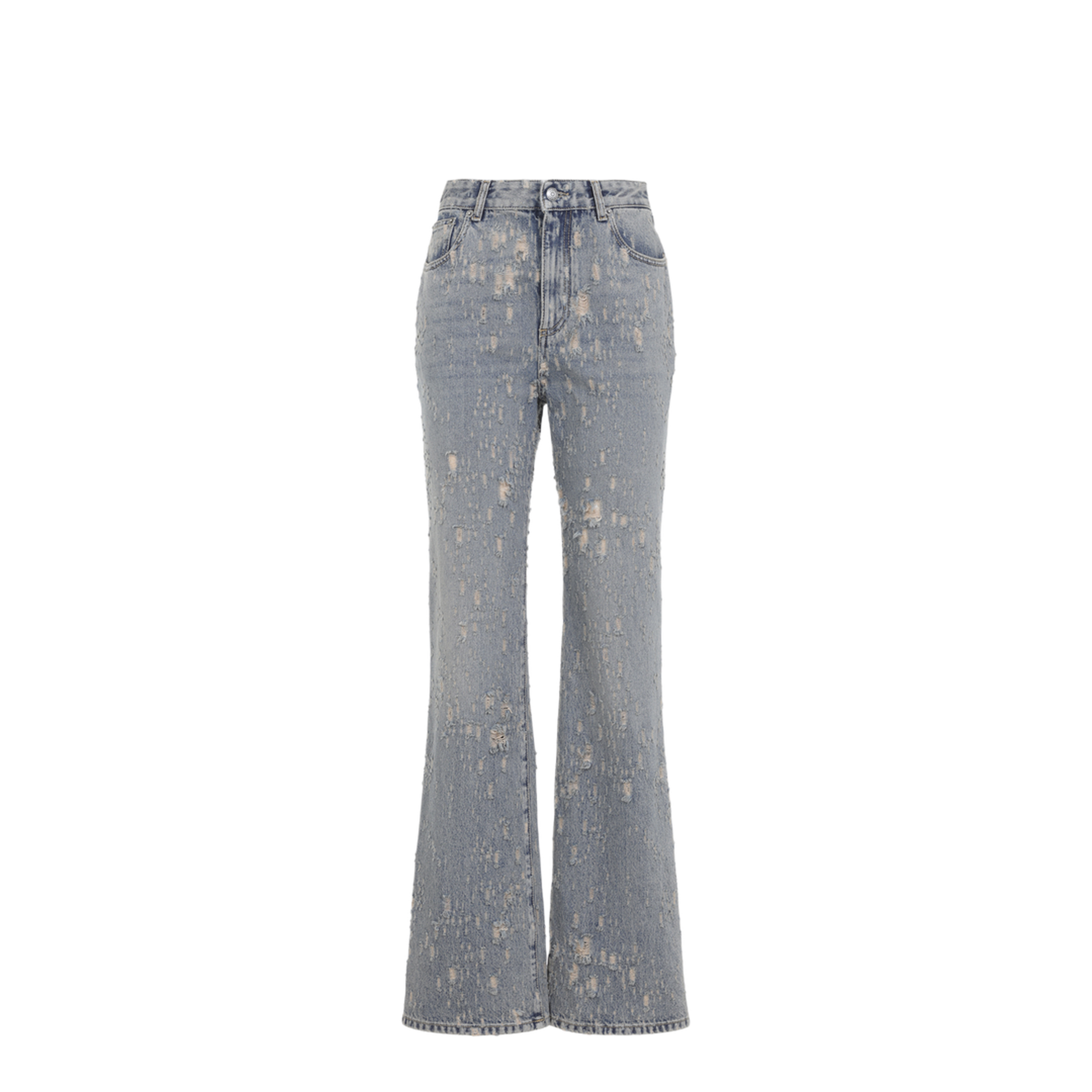 MAYFEYR - Alexander Mcqueen - Distressed Flared Jeans - A0002RQZAR2