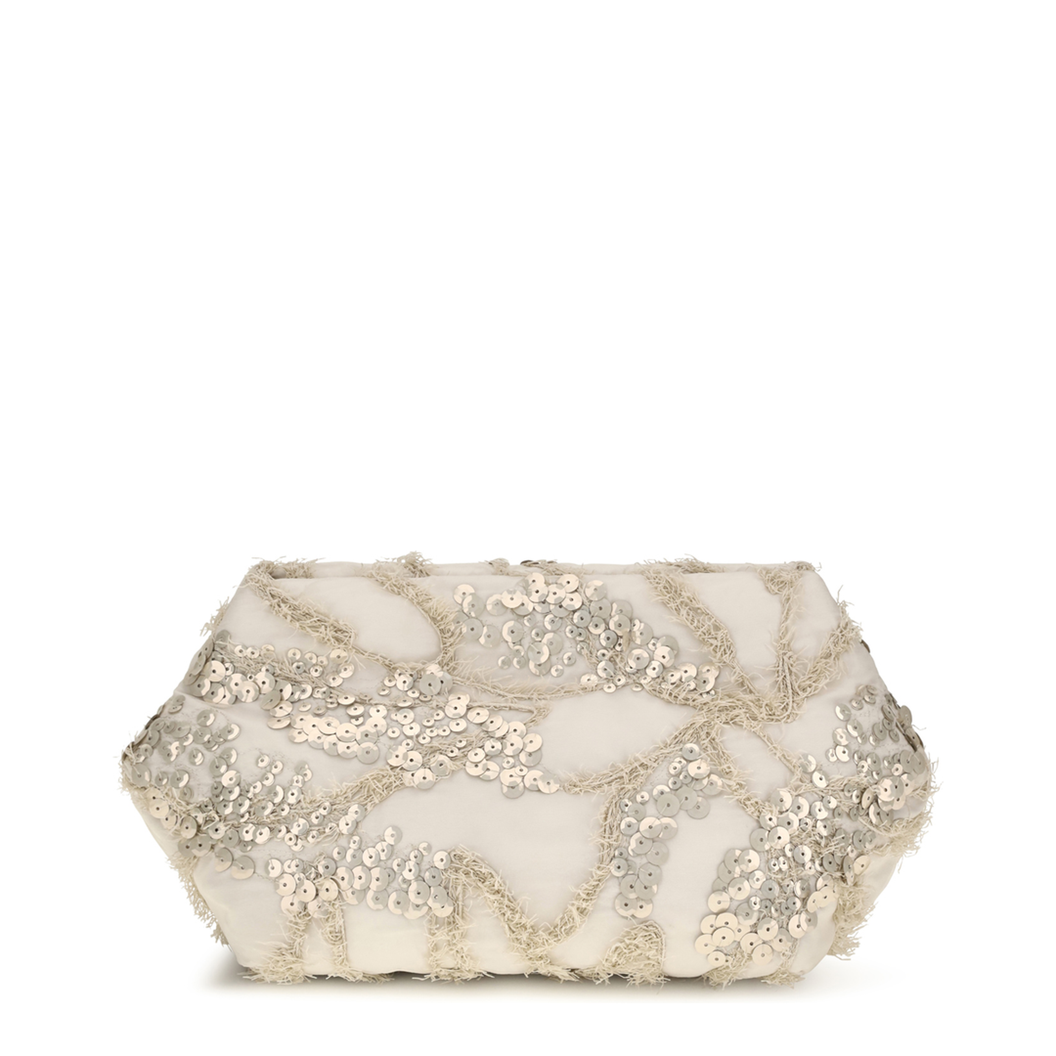 MAYFEYR - Brunello Cucinelli - Embroidered Silk Organza Clutch - MBQID2432