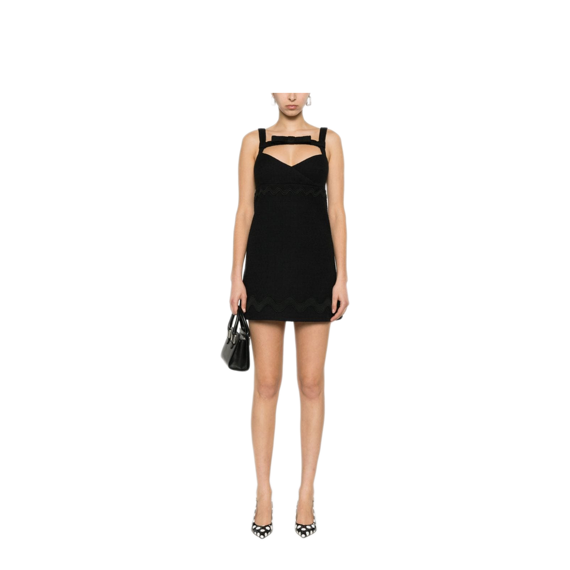 MAYFEYR - Patou - Scallop-Trim Mini Dress - DR1370177999B