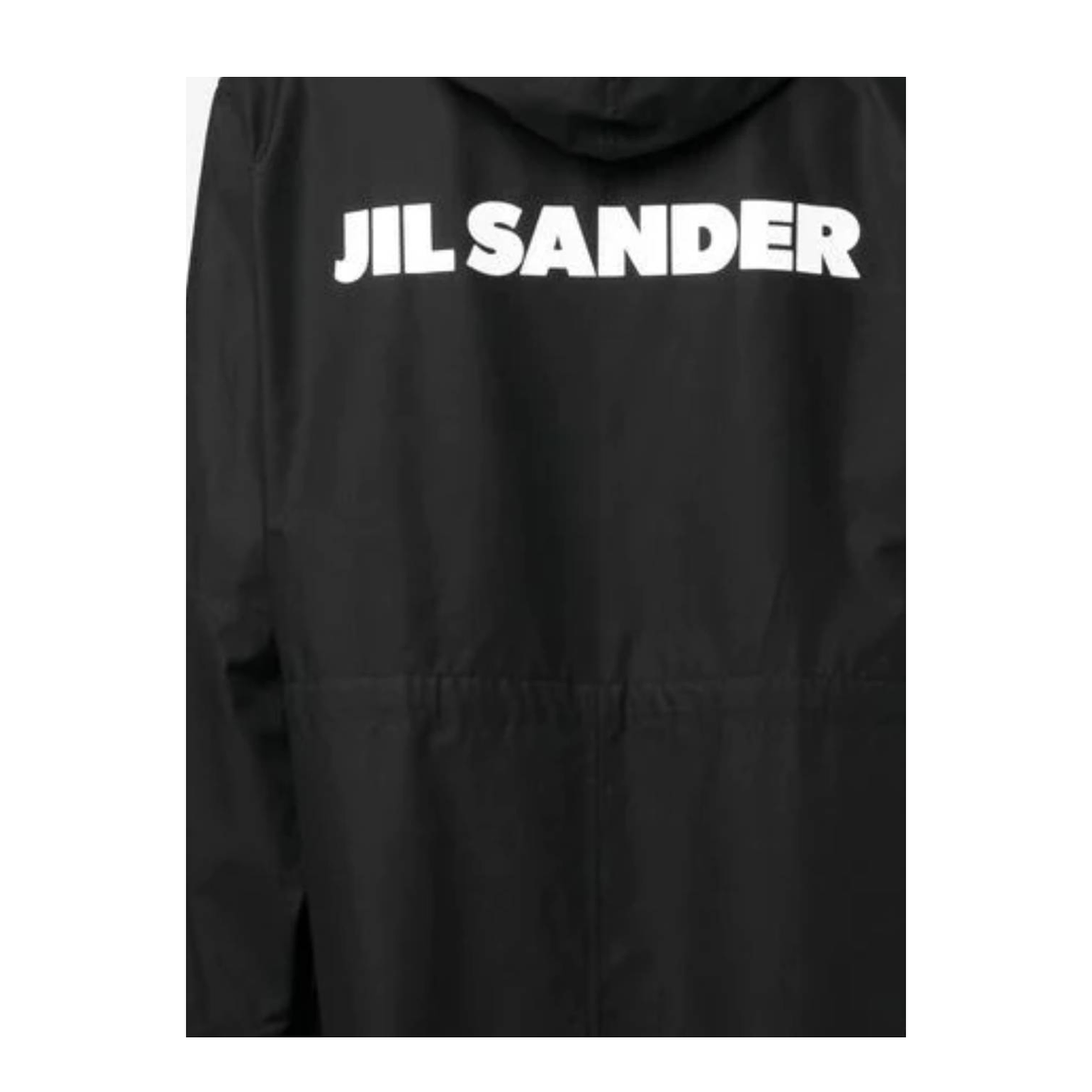 Rear Logo Parka - Black