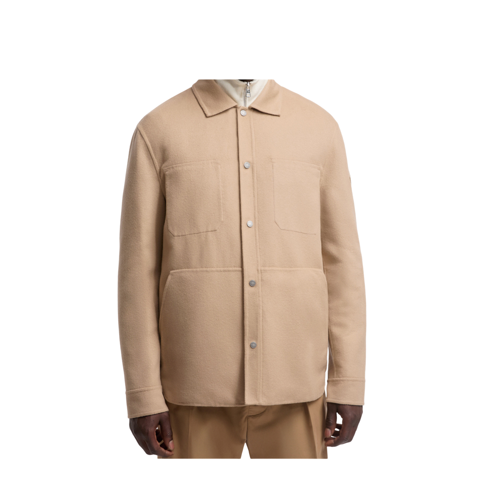 Brown Tagnit Reversible Wool Shirt Jacket