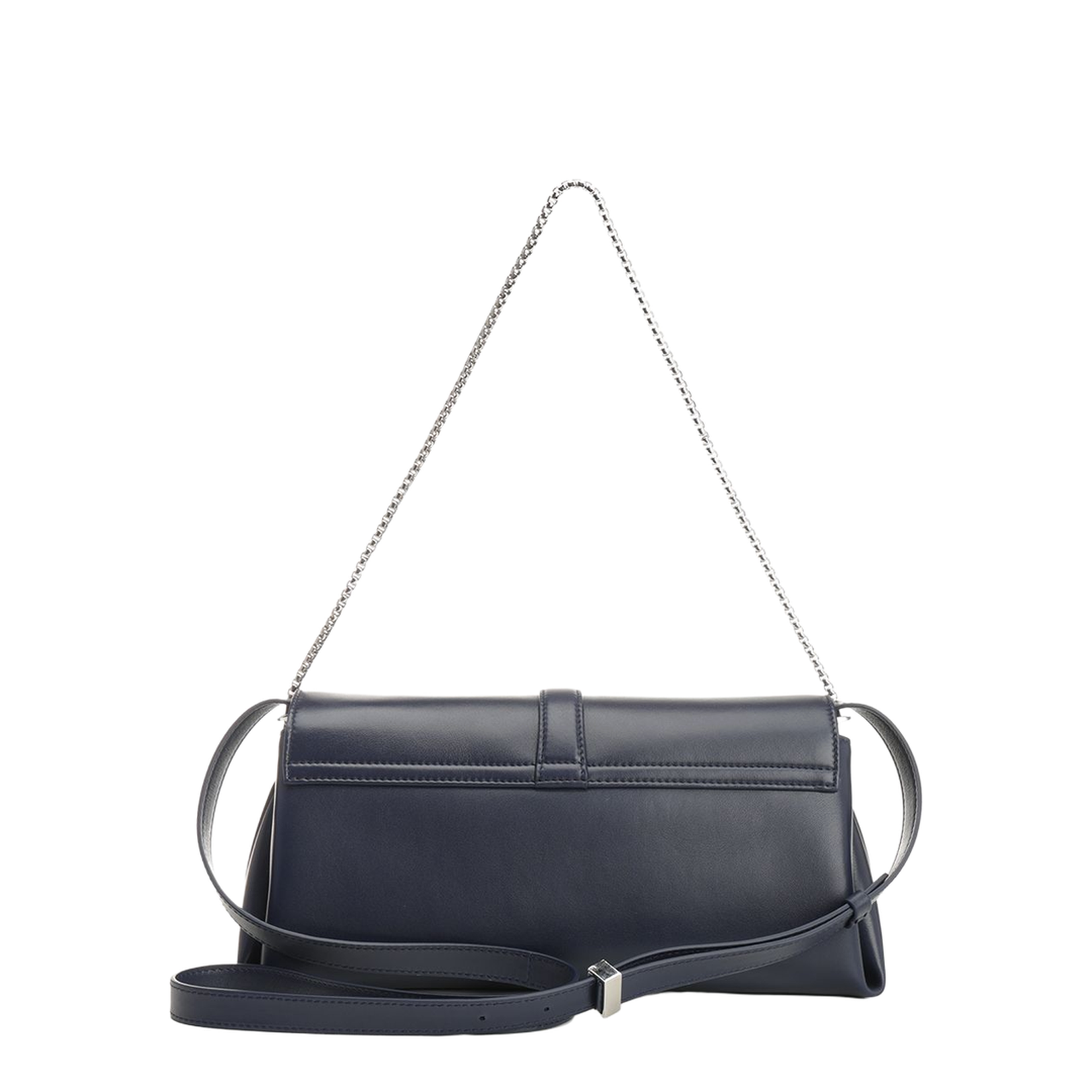Shoulder Bag With Front Flap in Blue
