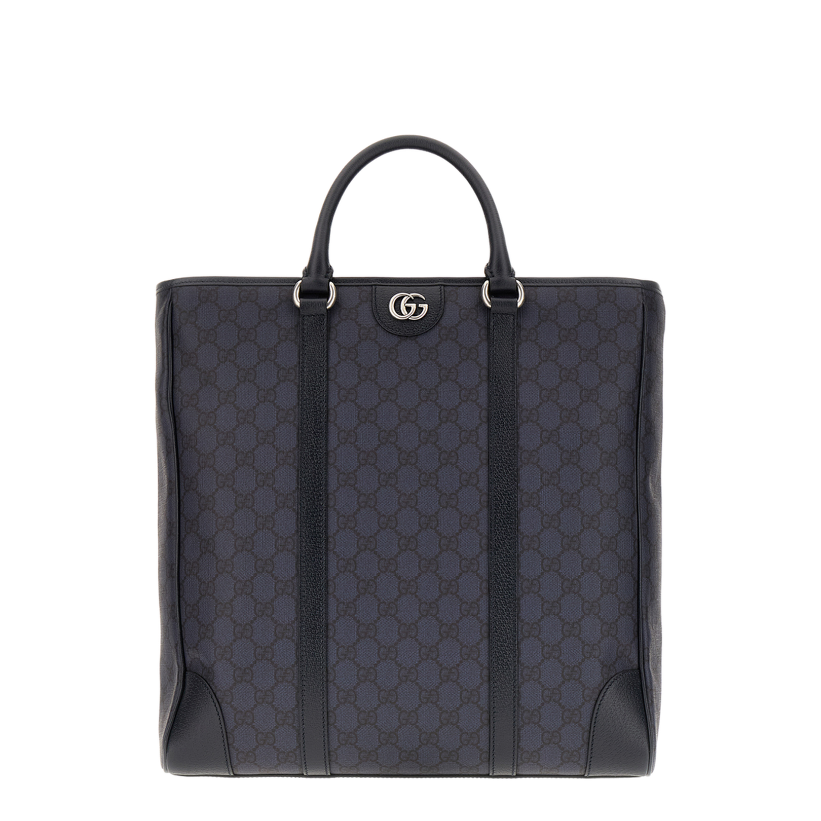 GG Black Large Canvas Tote Bag - Navy Blue