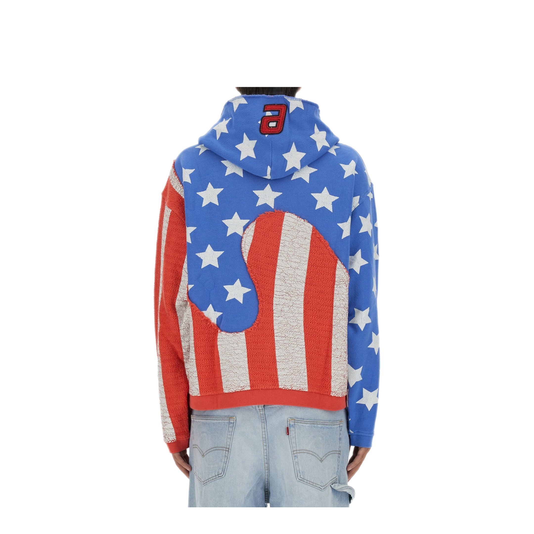 MAYFEYR - ERL - Stars And Stripes Swirl Sweatshirt - ERL07T022BLUE