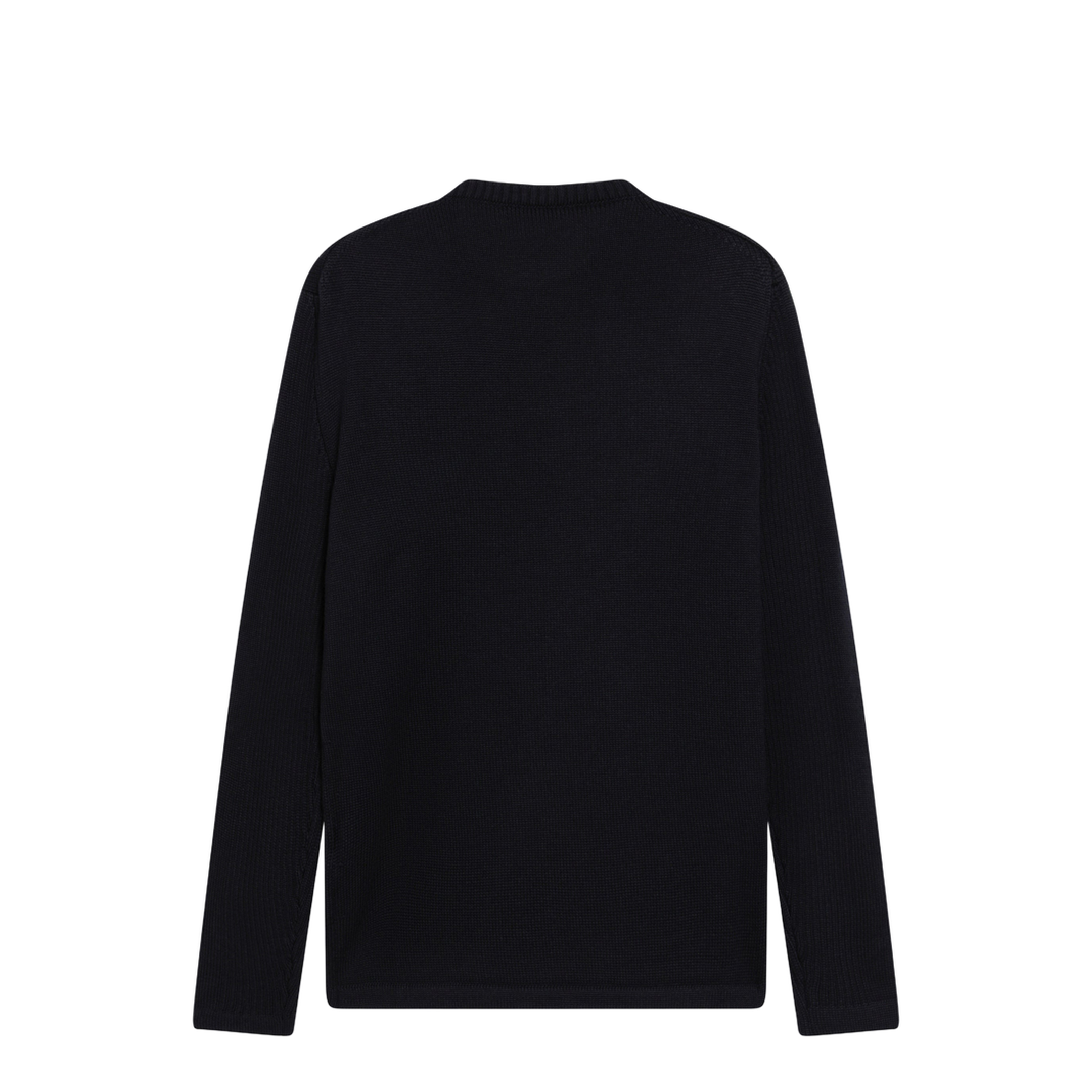 MAYFEYR - Prada - Blue Wool Sweater With Re-Nylon Pocket - UMB049WMO1W4XF0008