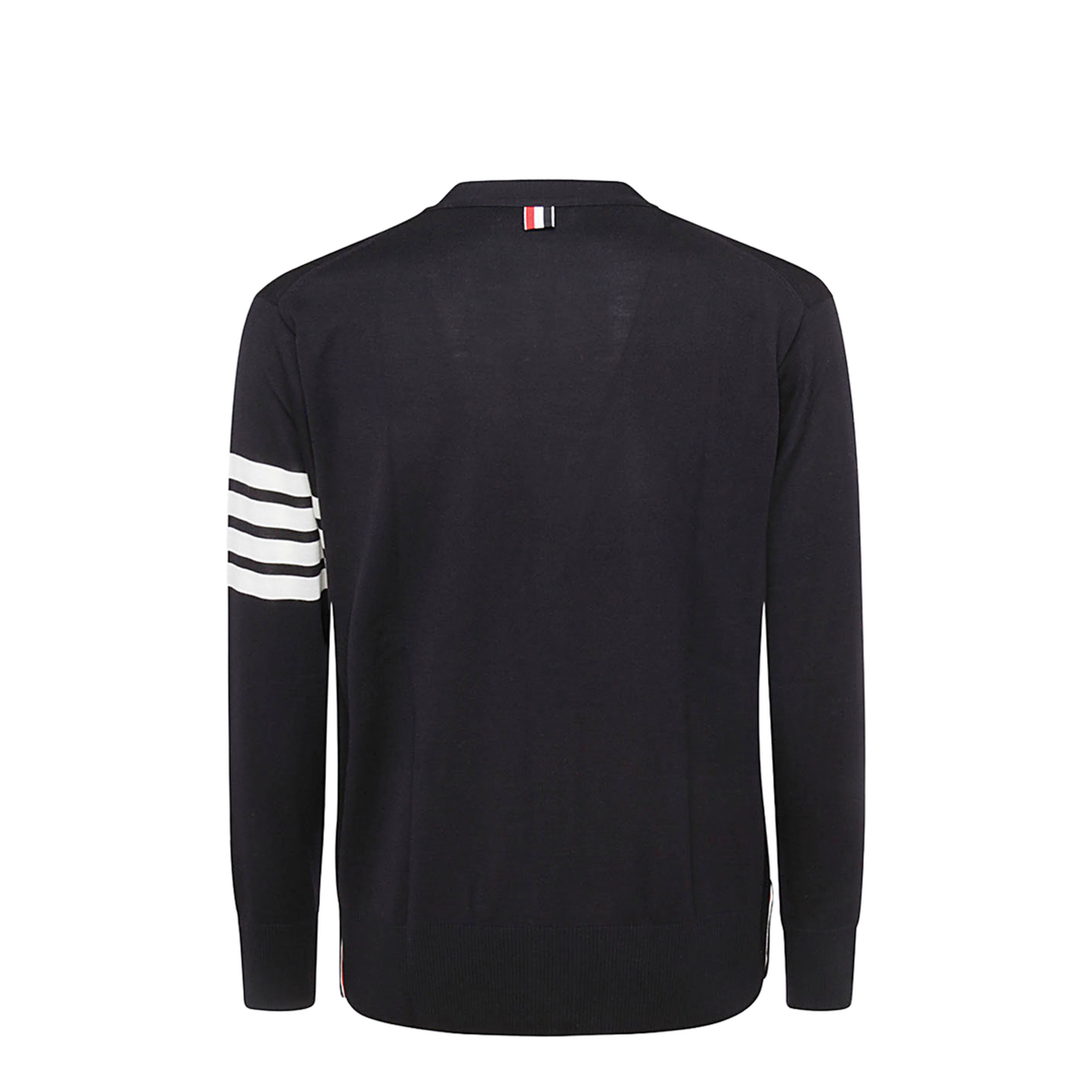 4-Bar Stripe Sustainable V-Neck Cardigan