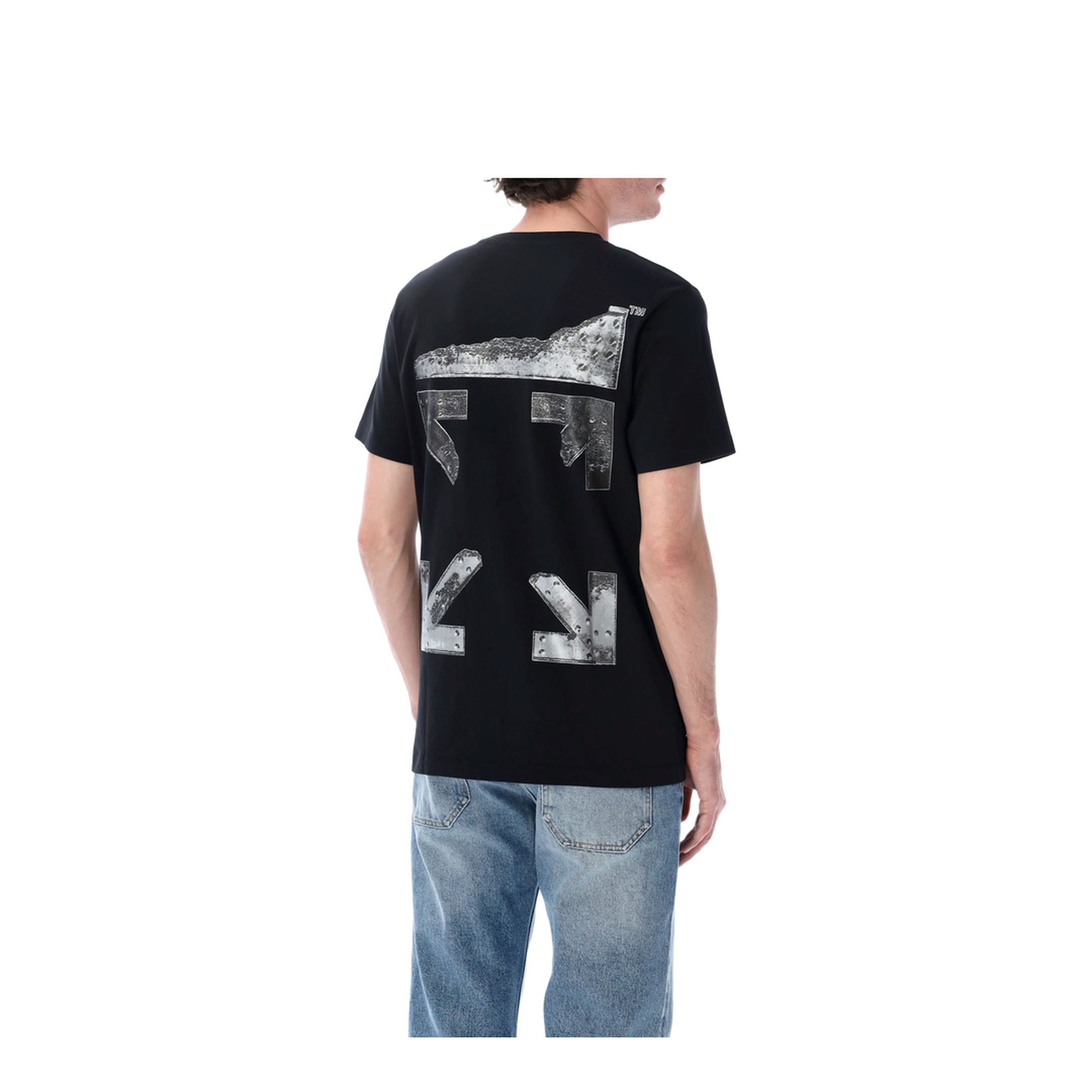 MAYFEYR - Off-White - T-Shirts And Polos Black - OMAA027S26JER0010001