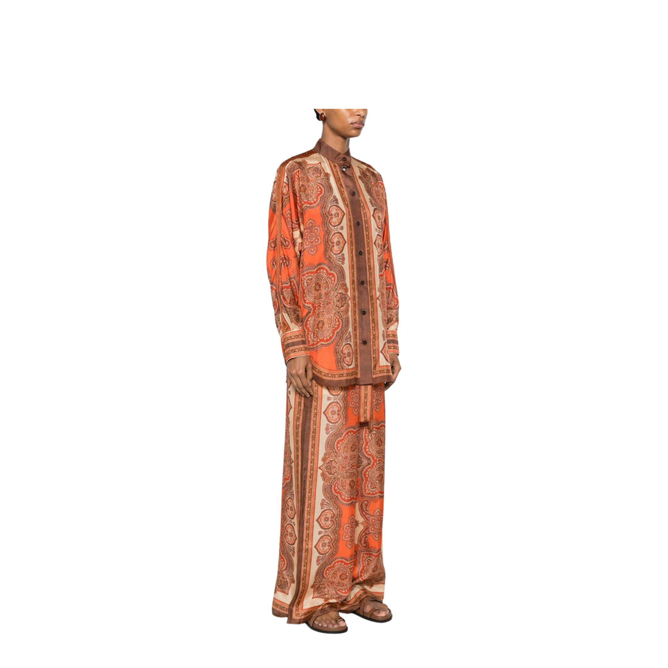 MAYFEYR - Zimmermann - Silk Shirt With Logo - 1499TSS263TAPA