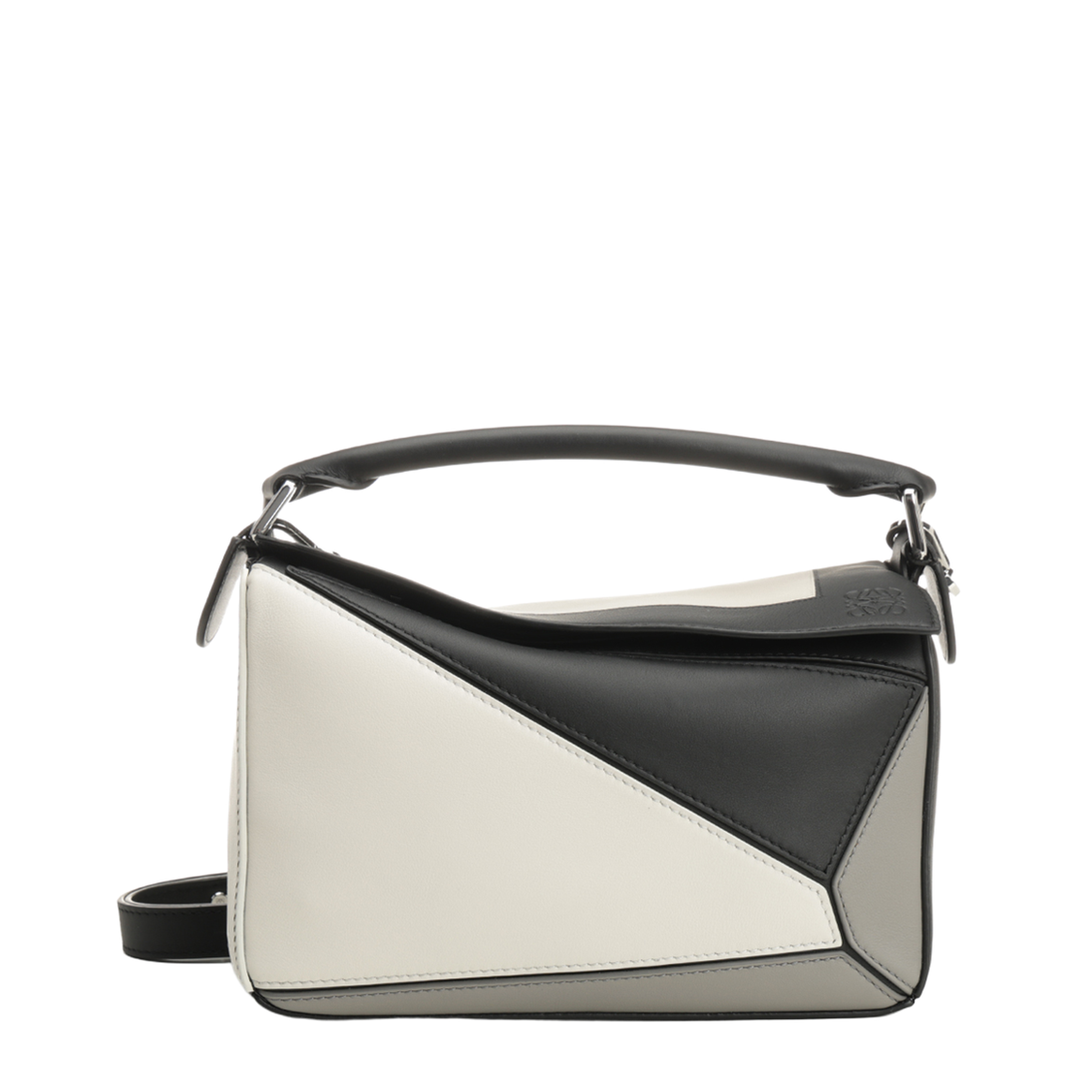 Small Puzzle Bag in Nappa Calfskin Multicolor