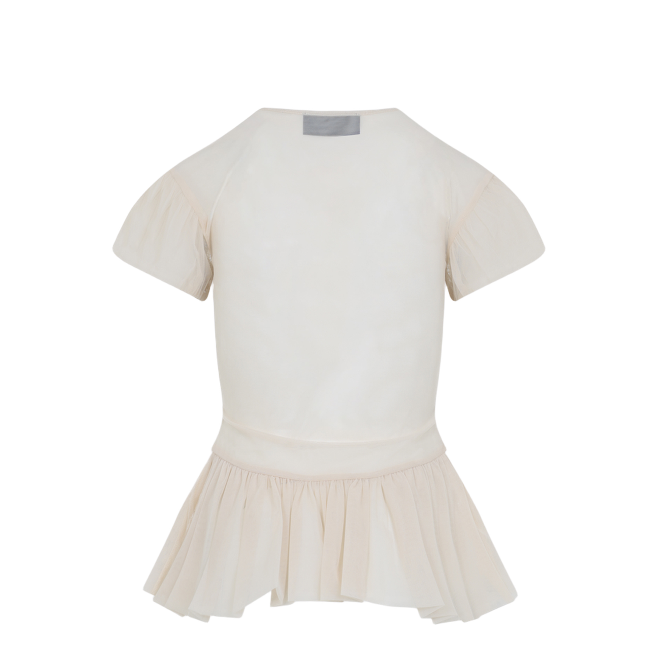 MAYFEYR - Simone Rocha - Sheer Ballet Peplum Top - 54251249