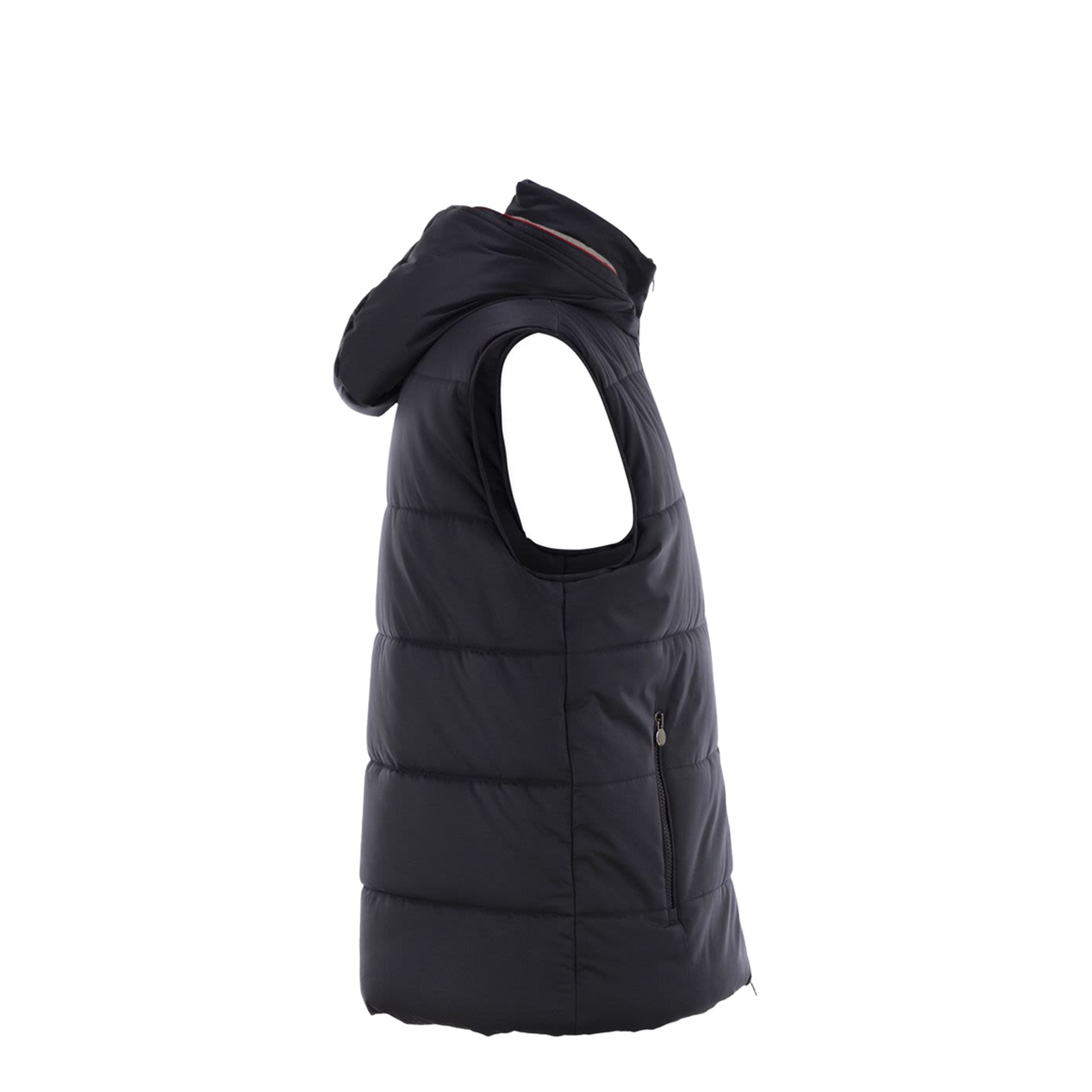 Hooded Sleeveless Jacket