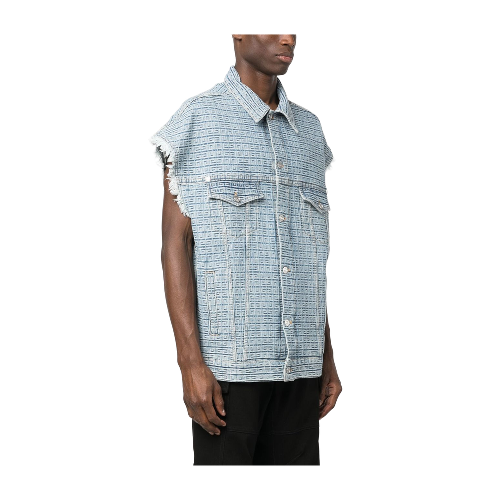 Clear Blue Denim Gilet
