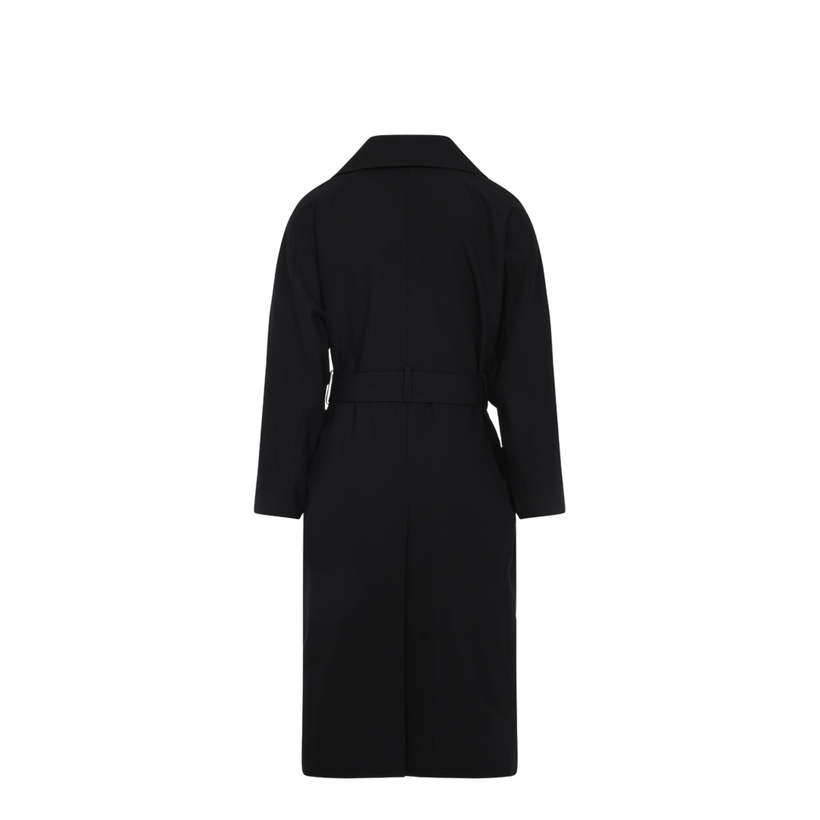 Long Coat in Grain de Poudre
