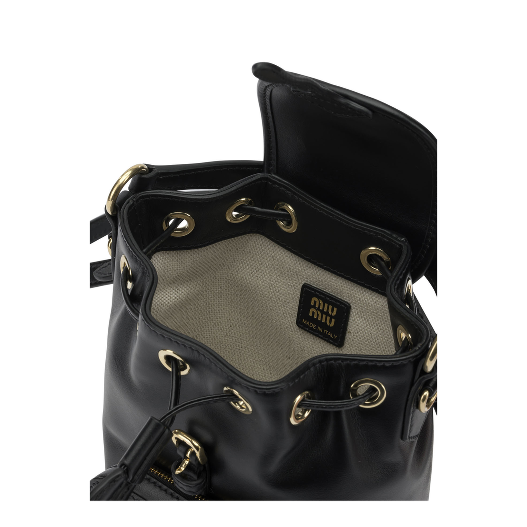 MAYFEYR - Miu Miu - Mini Leather Backpack - 5BZ0452CRWF0002VOOM